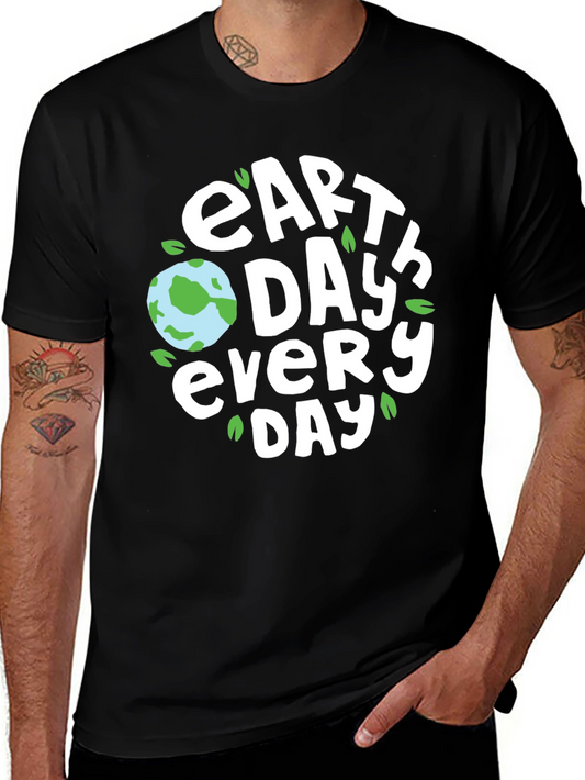 Earth Day Every Day T-Shirt - Black