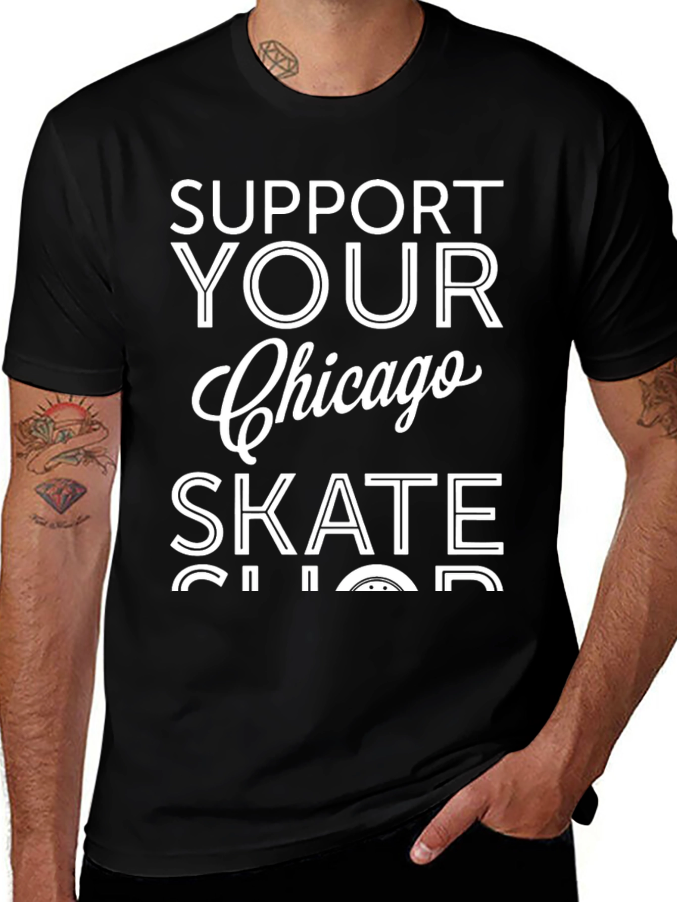 Chicago Skate Shop Support T-Shirt