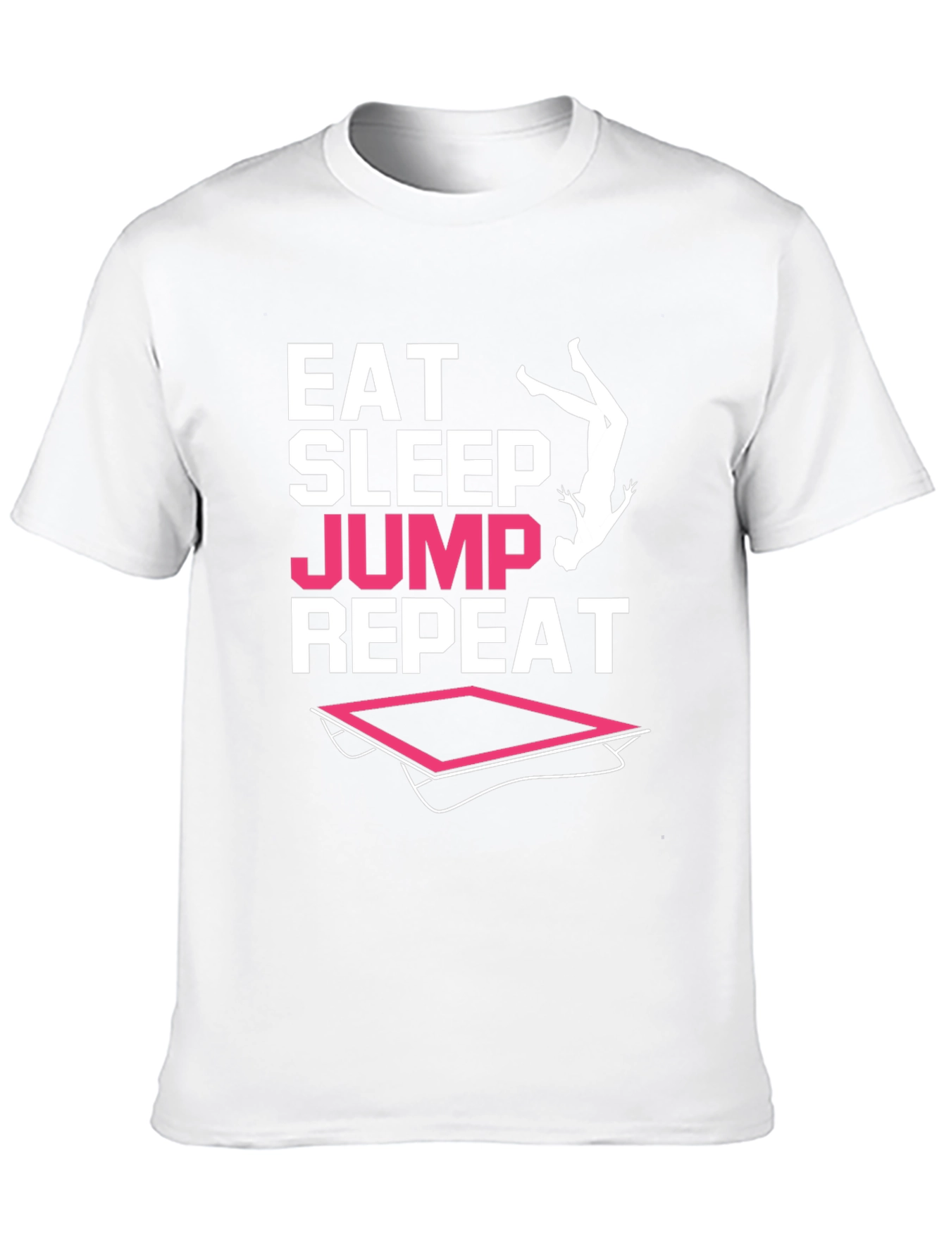 Eat Sleep Jump Repeat Black T-Shirt