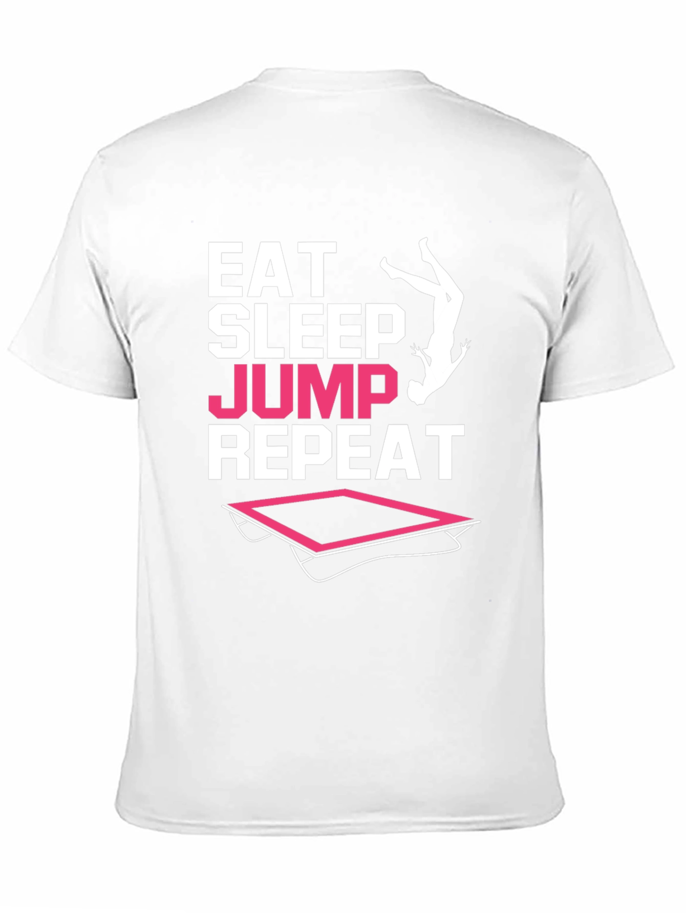 Eat Sleep Jump Repeat Black T-Shirt