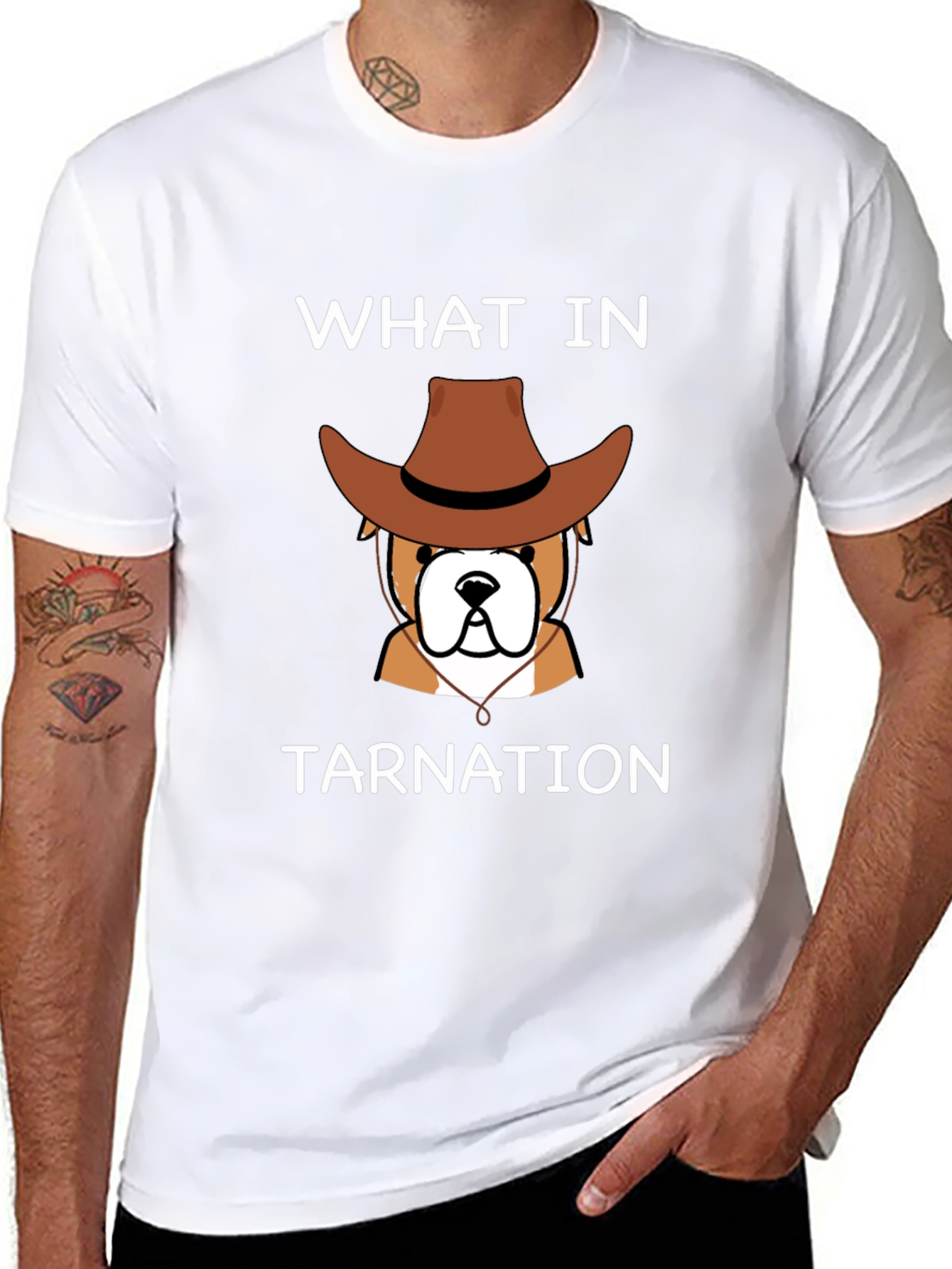 What in Tarnation Bulldog T-Shirt