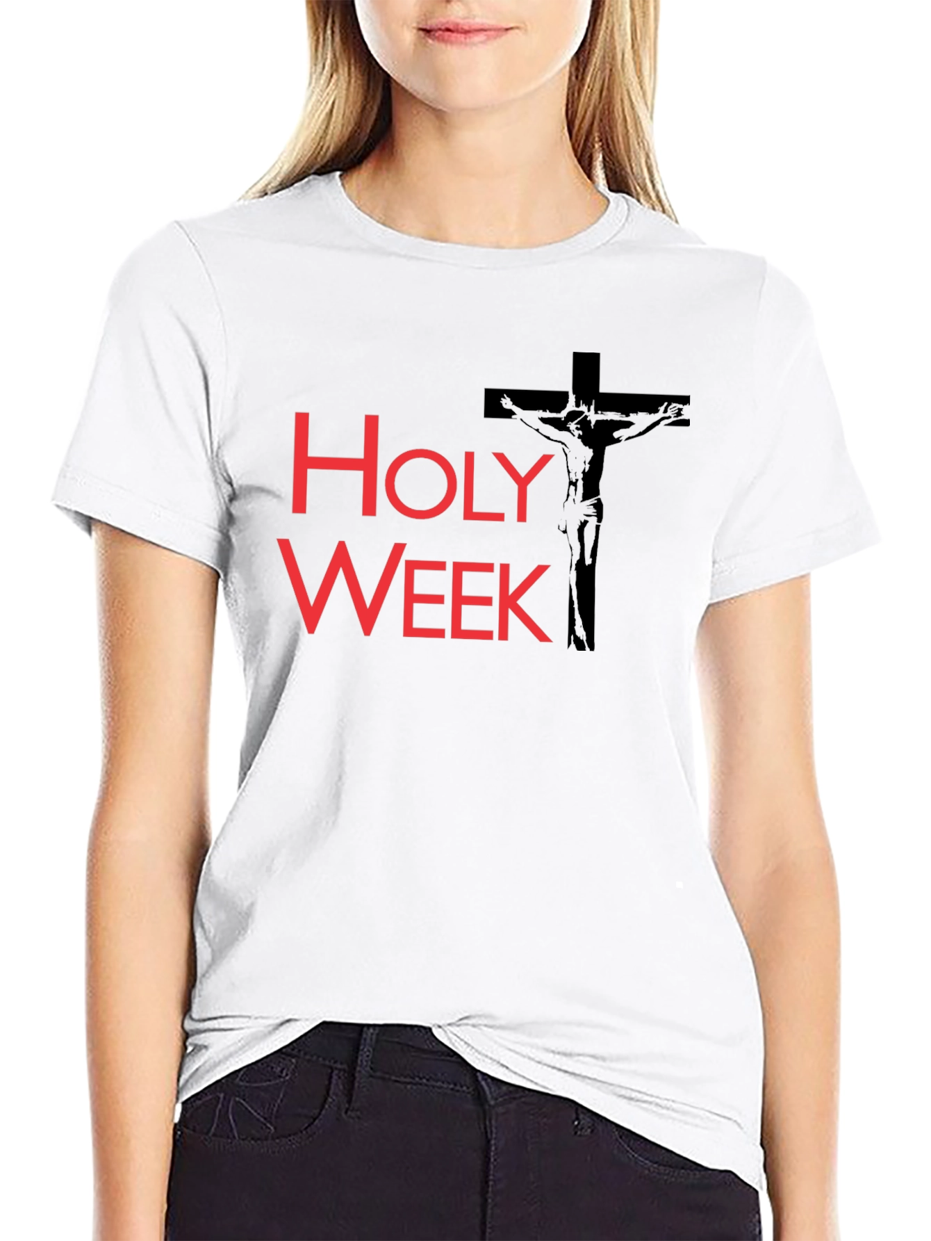 Holy Week Graphic T-Shirt - Black Christian Tee