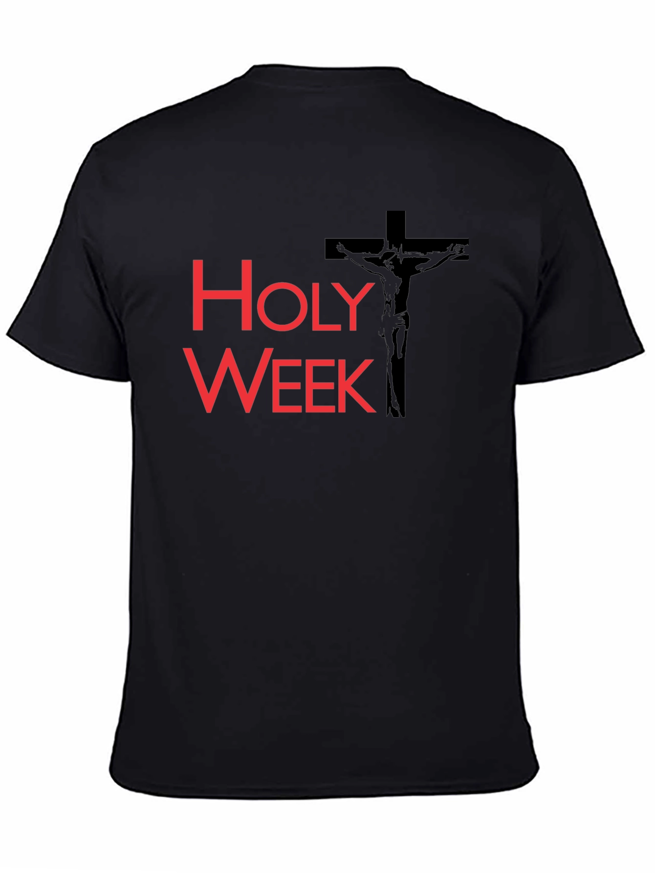 Holy Week Graphic T-Shirt - Black Christian Tee