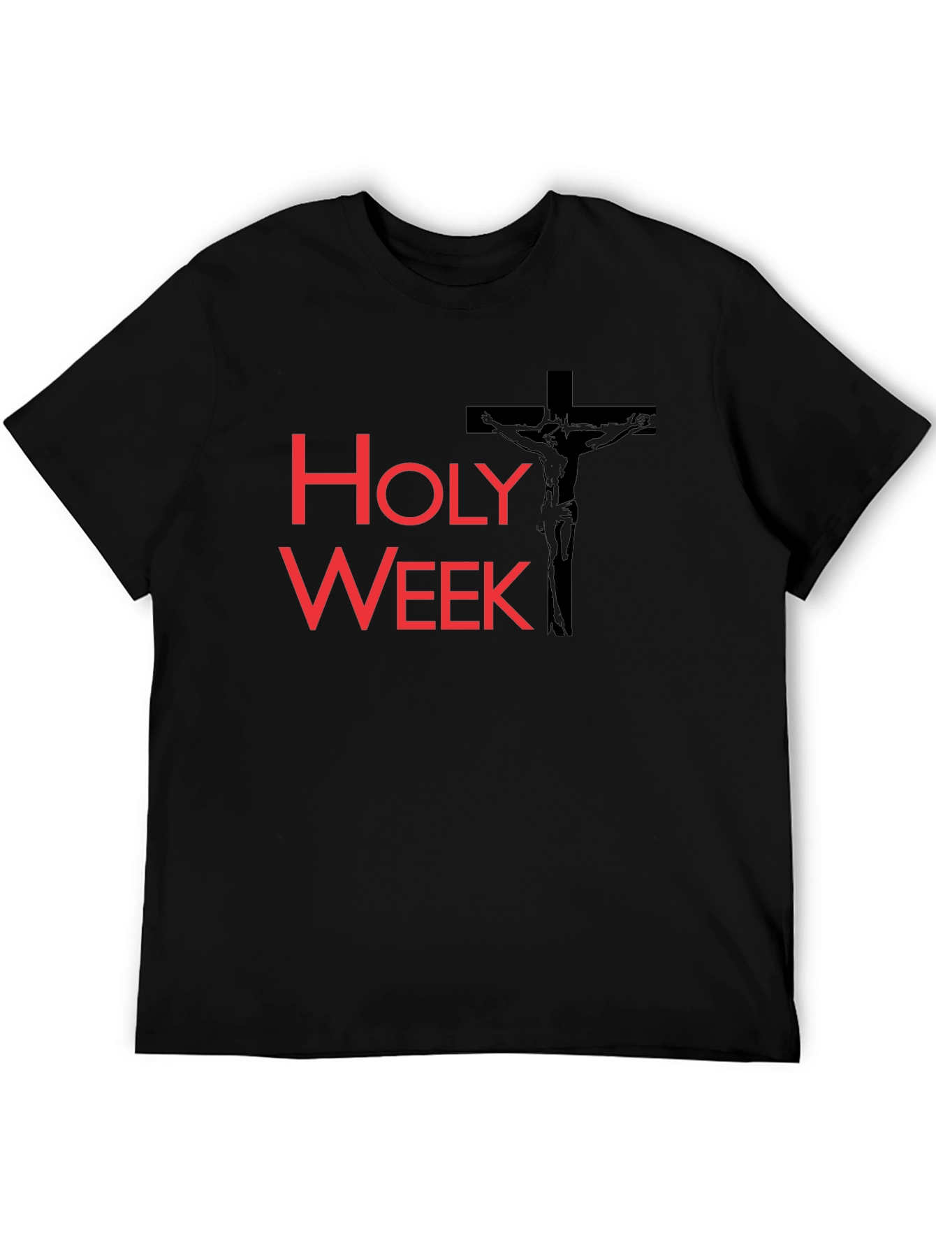 Holy Week Graphic T-Shirt - Black Christian Tee