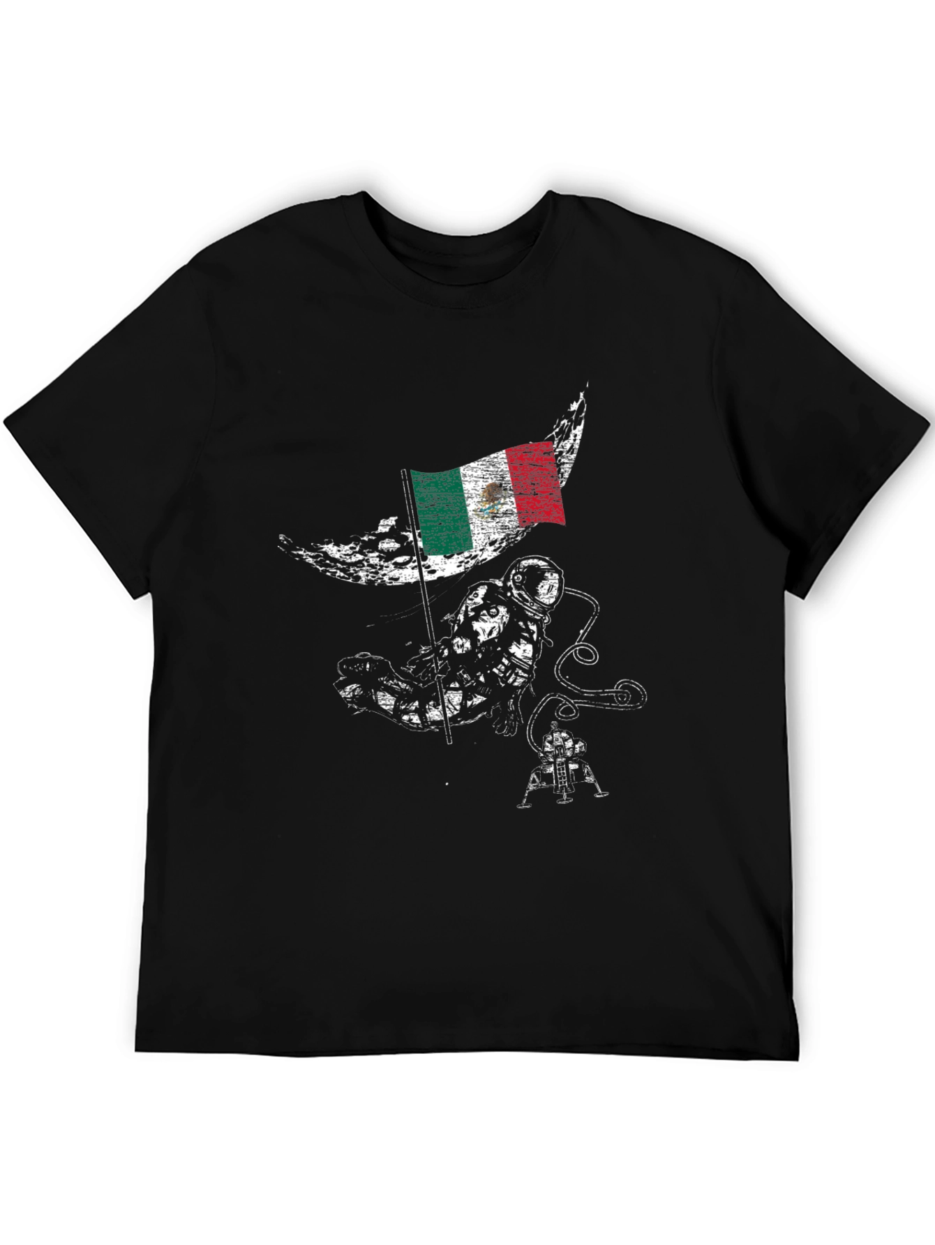 Mexican Astronaut Moon Landing T-Shirt