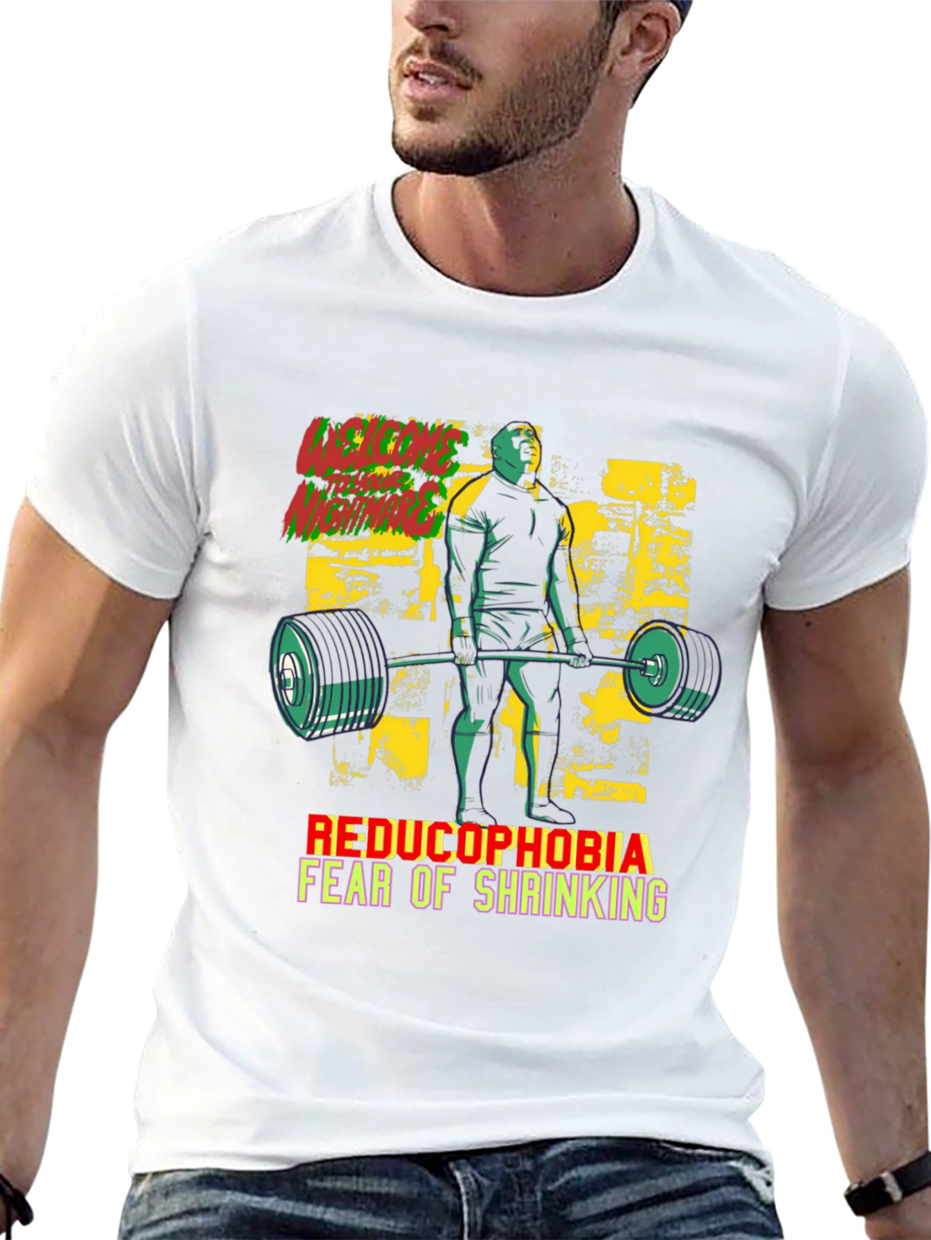 Reducophobia Fear of Shrinking T-Shirt