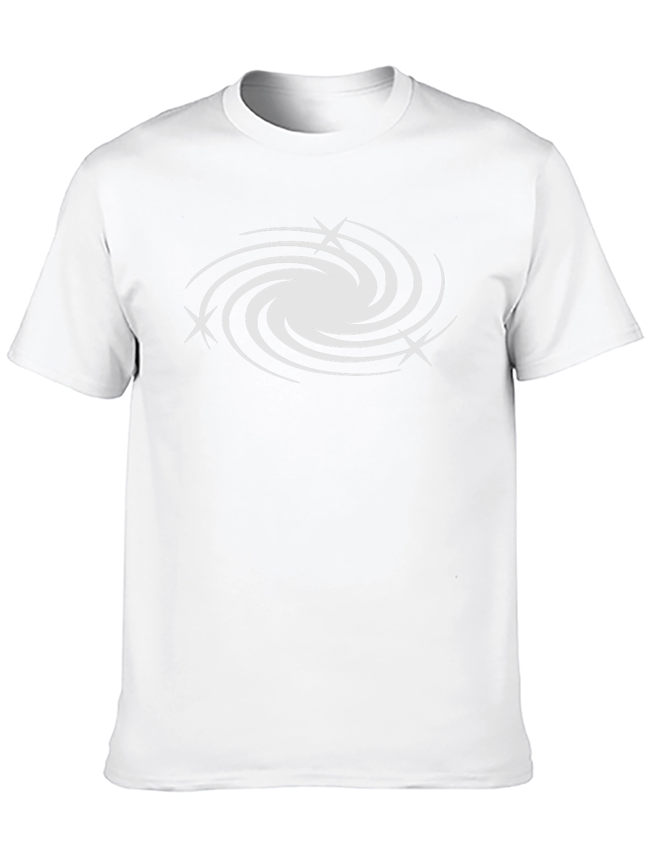Galaxy Swirl Tee - Black Cotton Comfort