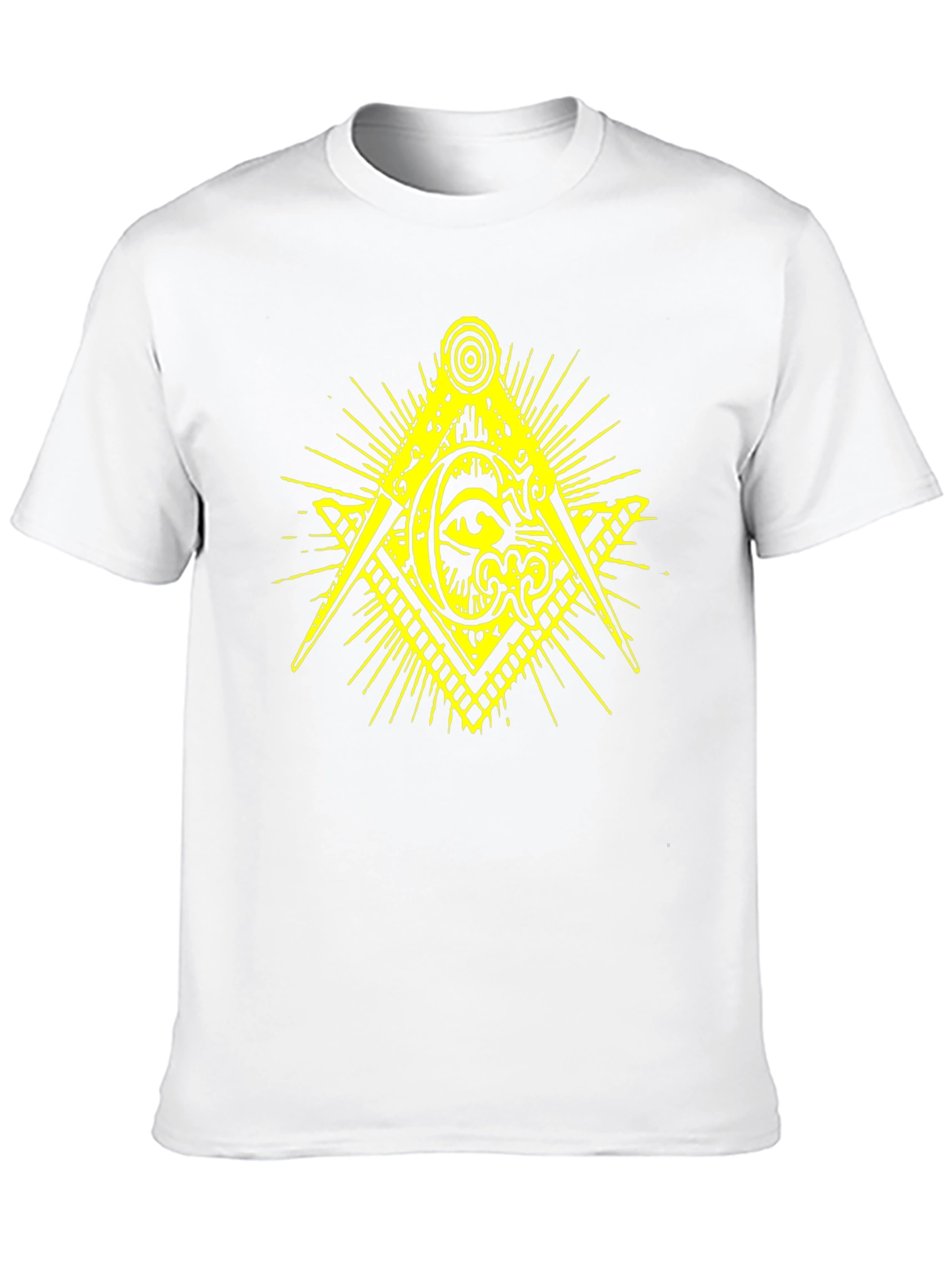 Masonic Eye Symbol Black T-Shirt