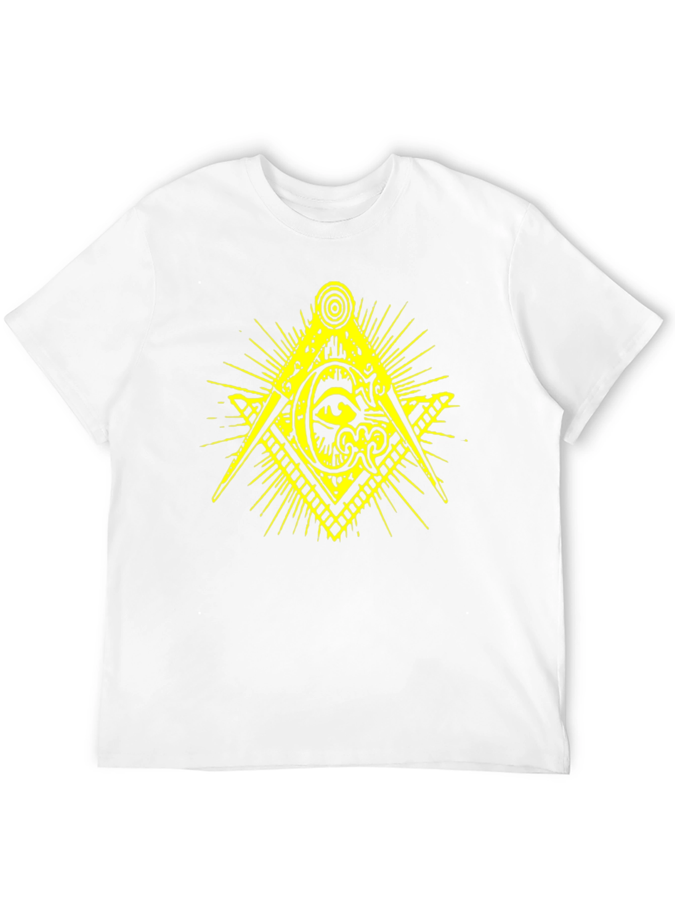Masonic Eye Symbol Black T-Shirt