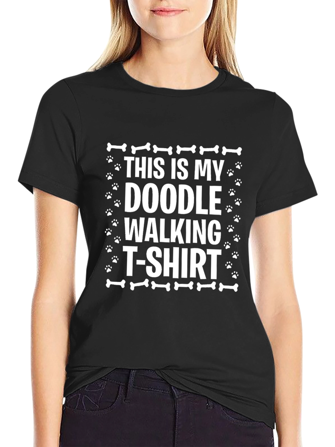 Doodle Walking T-Shirt - Dog Lover Apparel