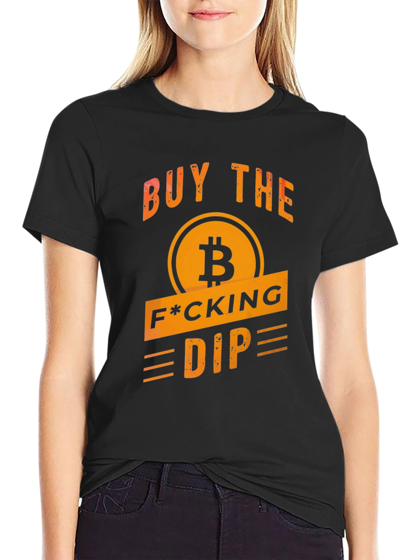 Bitcoin Crypto Buy The Dip Graphic Tee