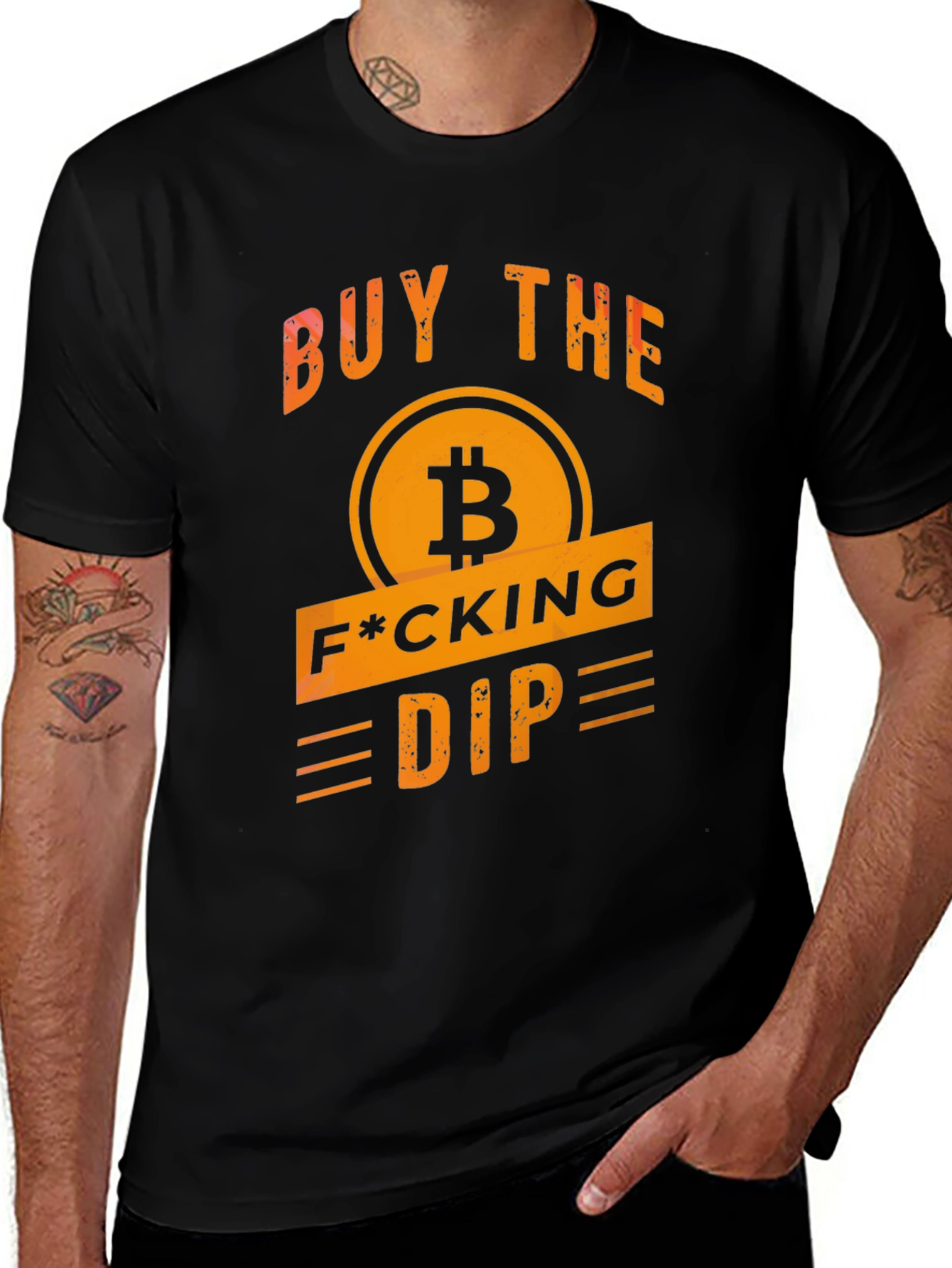 Bitcoin Crypto Buy The Dip Graphic Tee