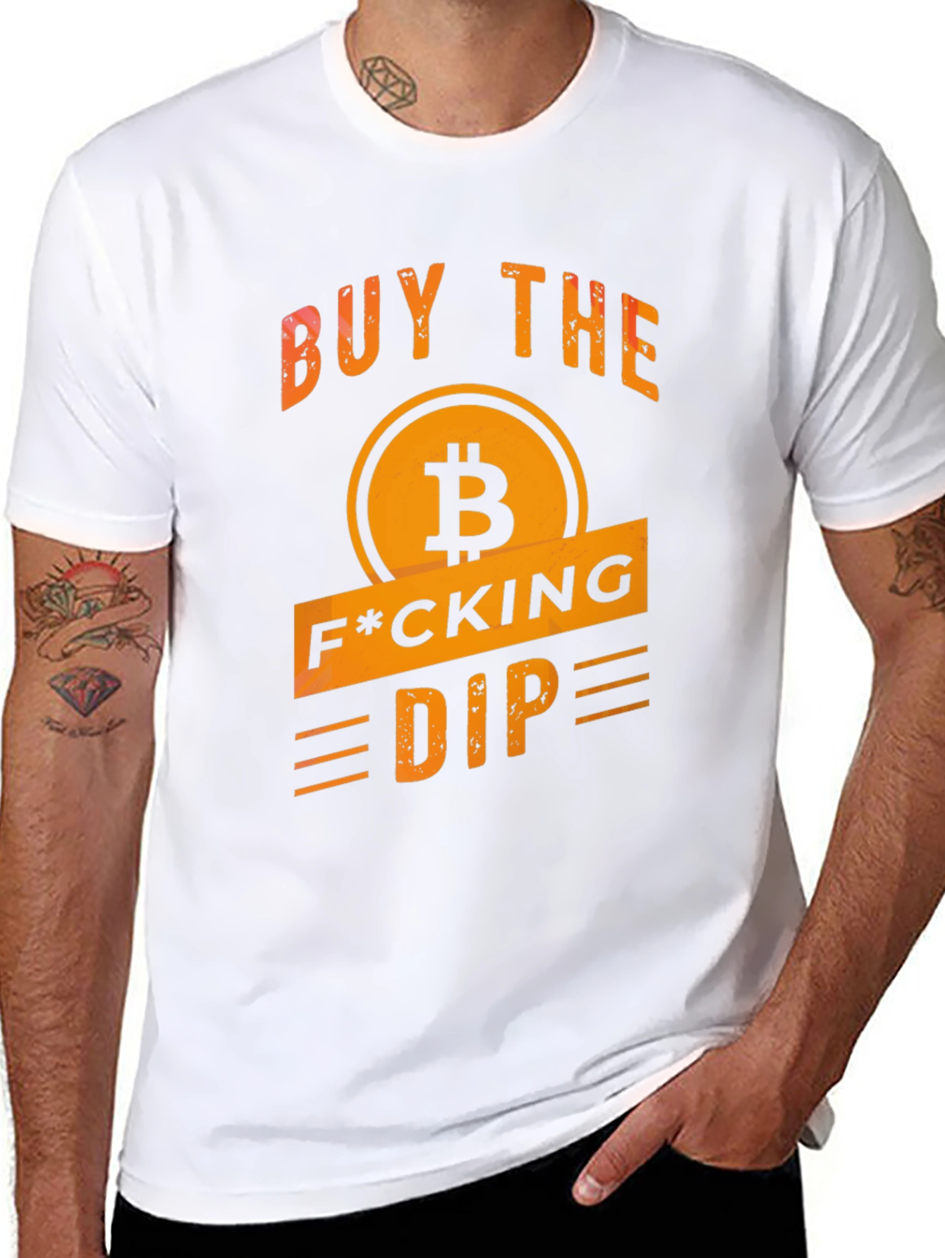 Bitcoin Crypto Buy The Dip Graphic Tee
