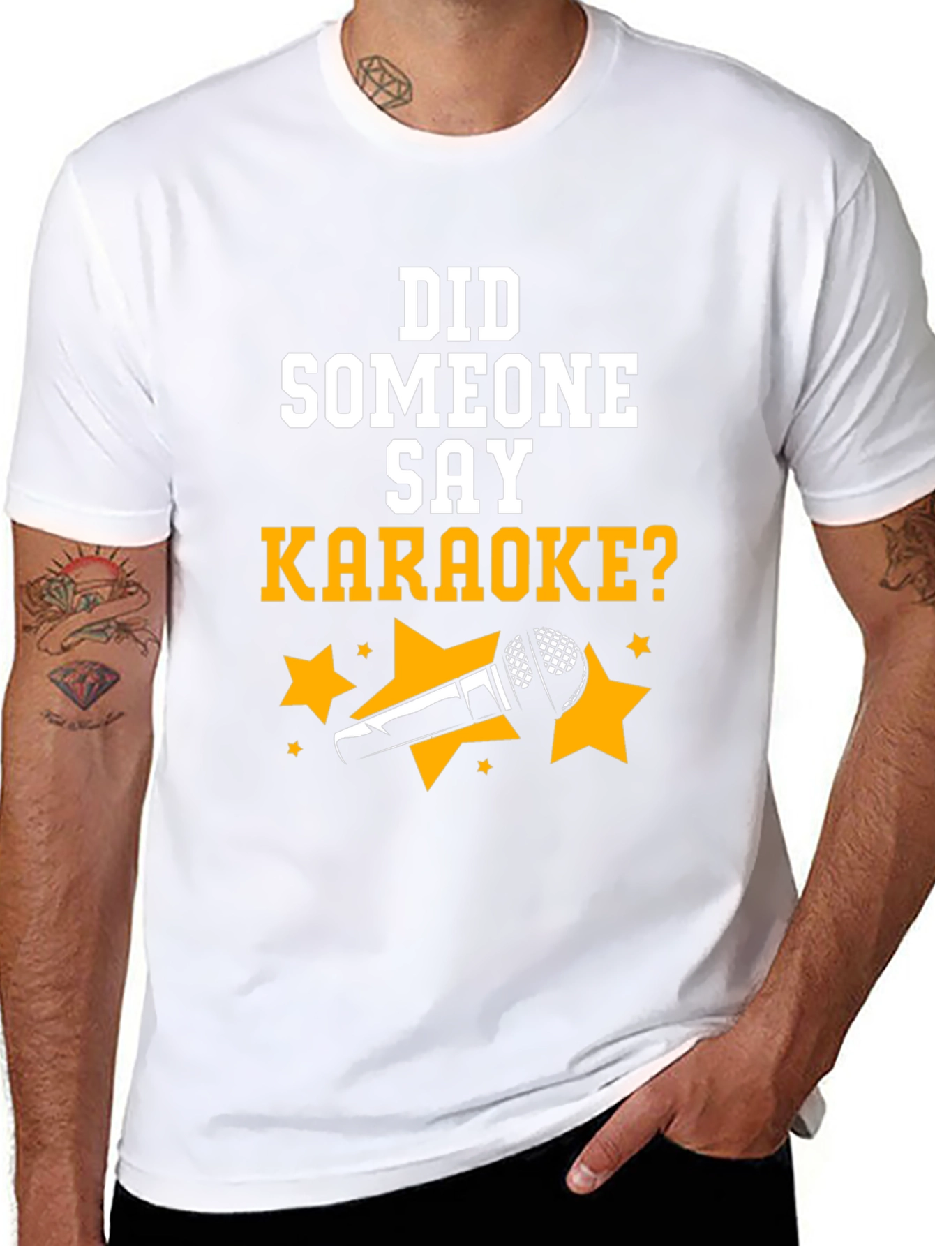 Karaoke T-Shirt - Did Someone Say Karaoke?