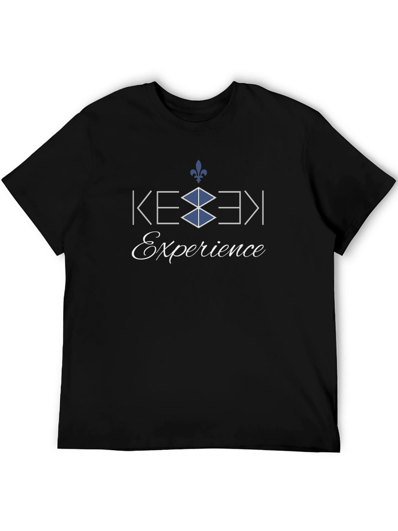 Experience Graphic Tee - Soft Black Cotton