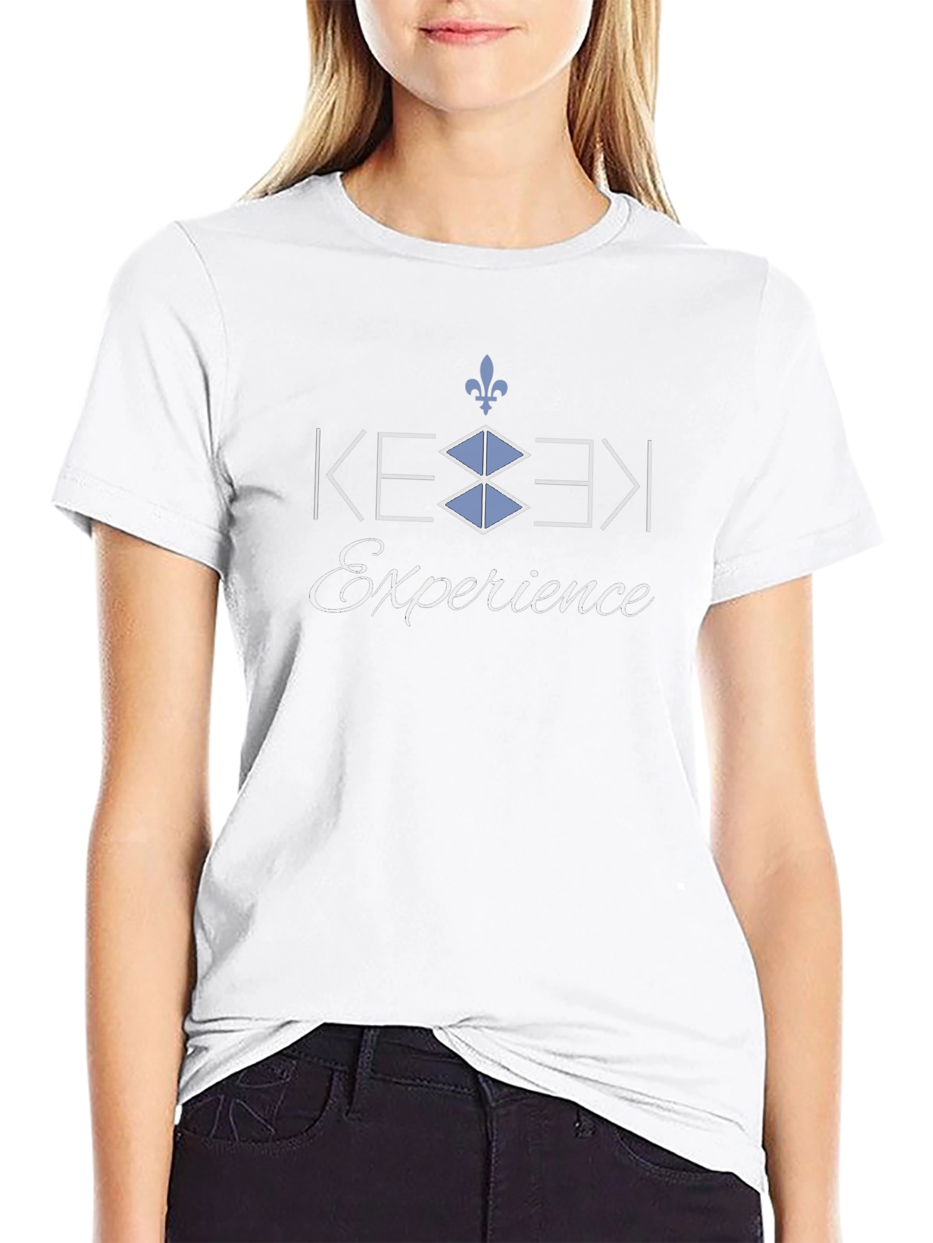 Experience Graphic Tee - Soft Black Cotton