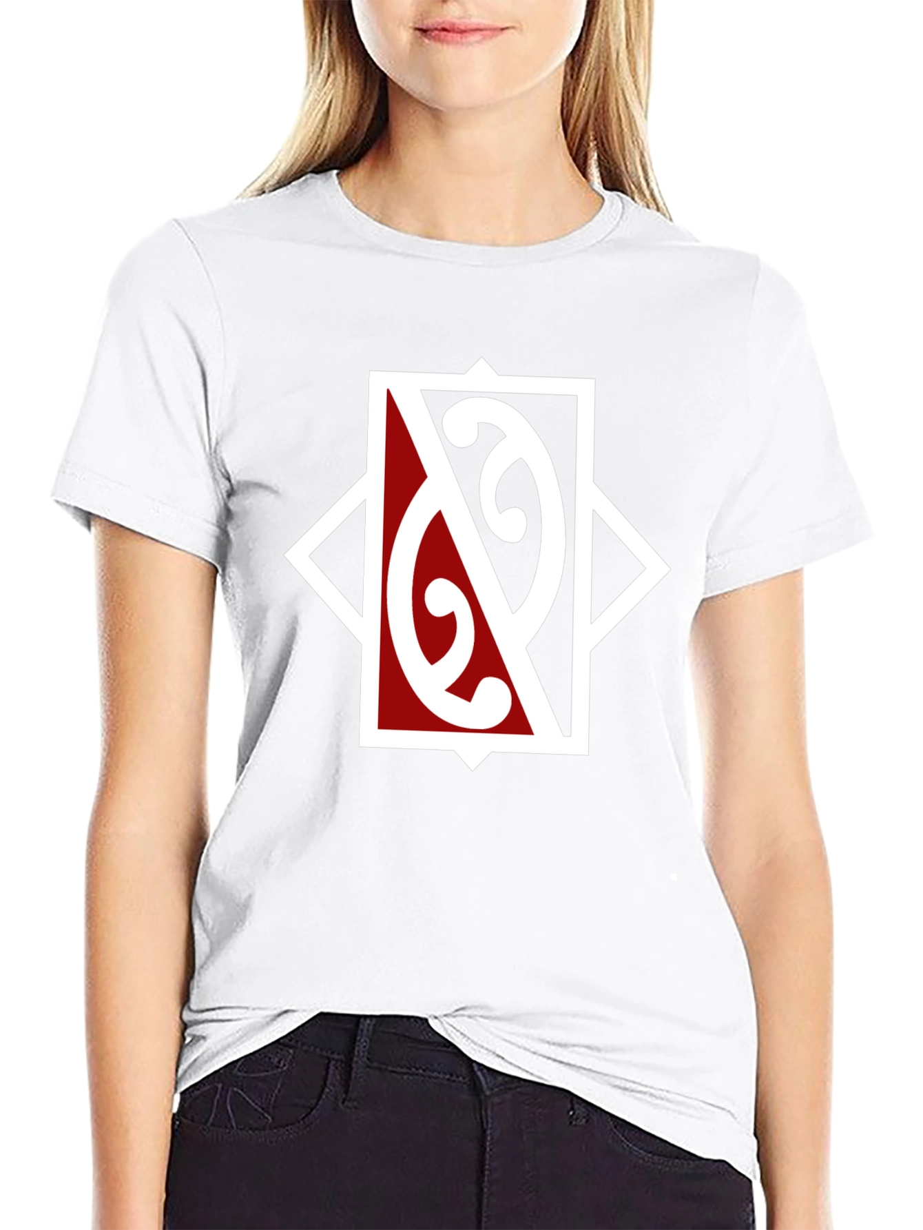 Maori Style Graphic Tee - Black Cotton Shirt