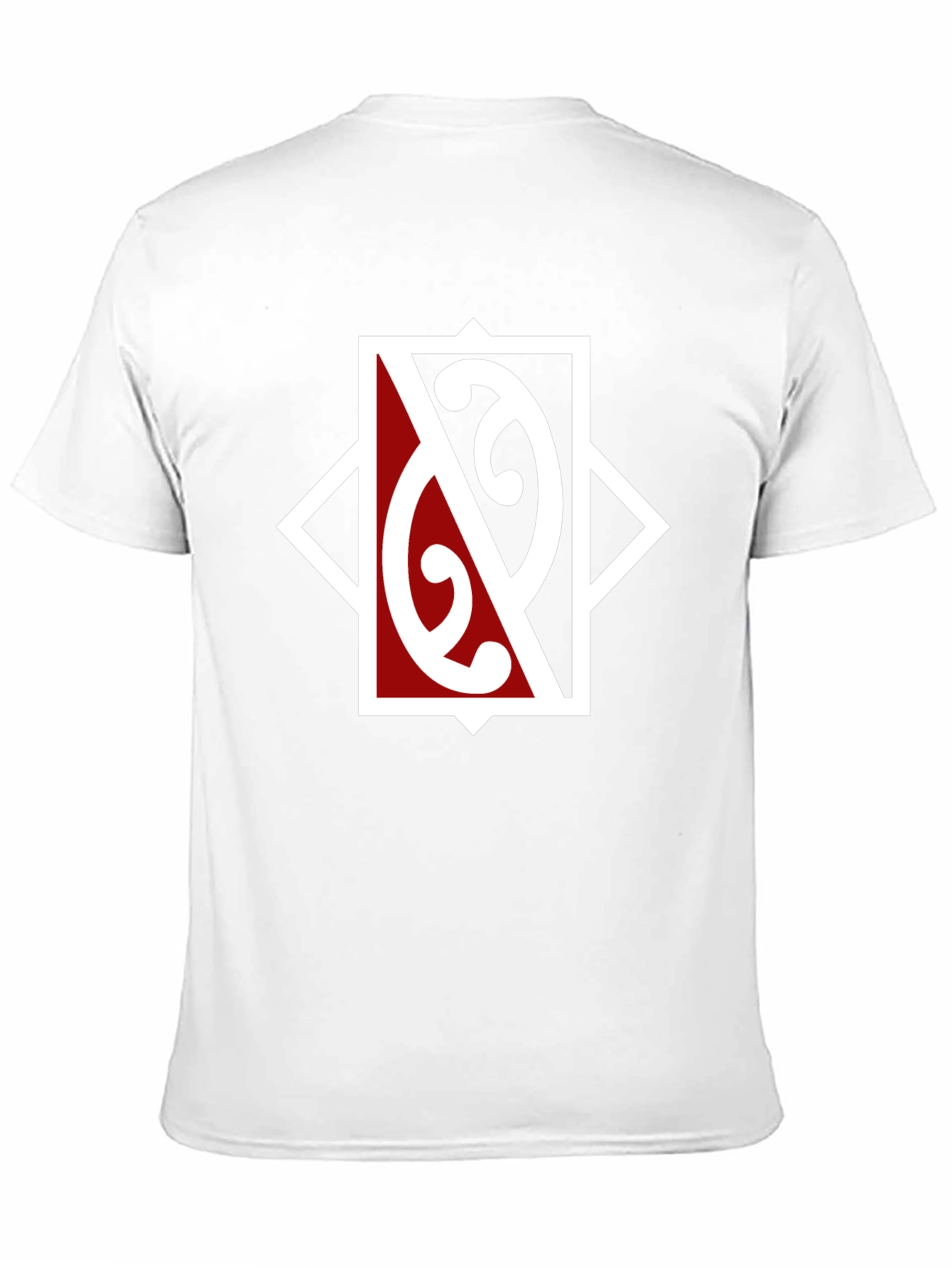 Maori Style Graphic Tee - Black Cotton Shirt