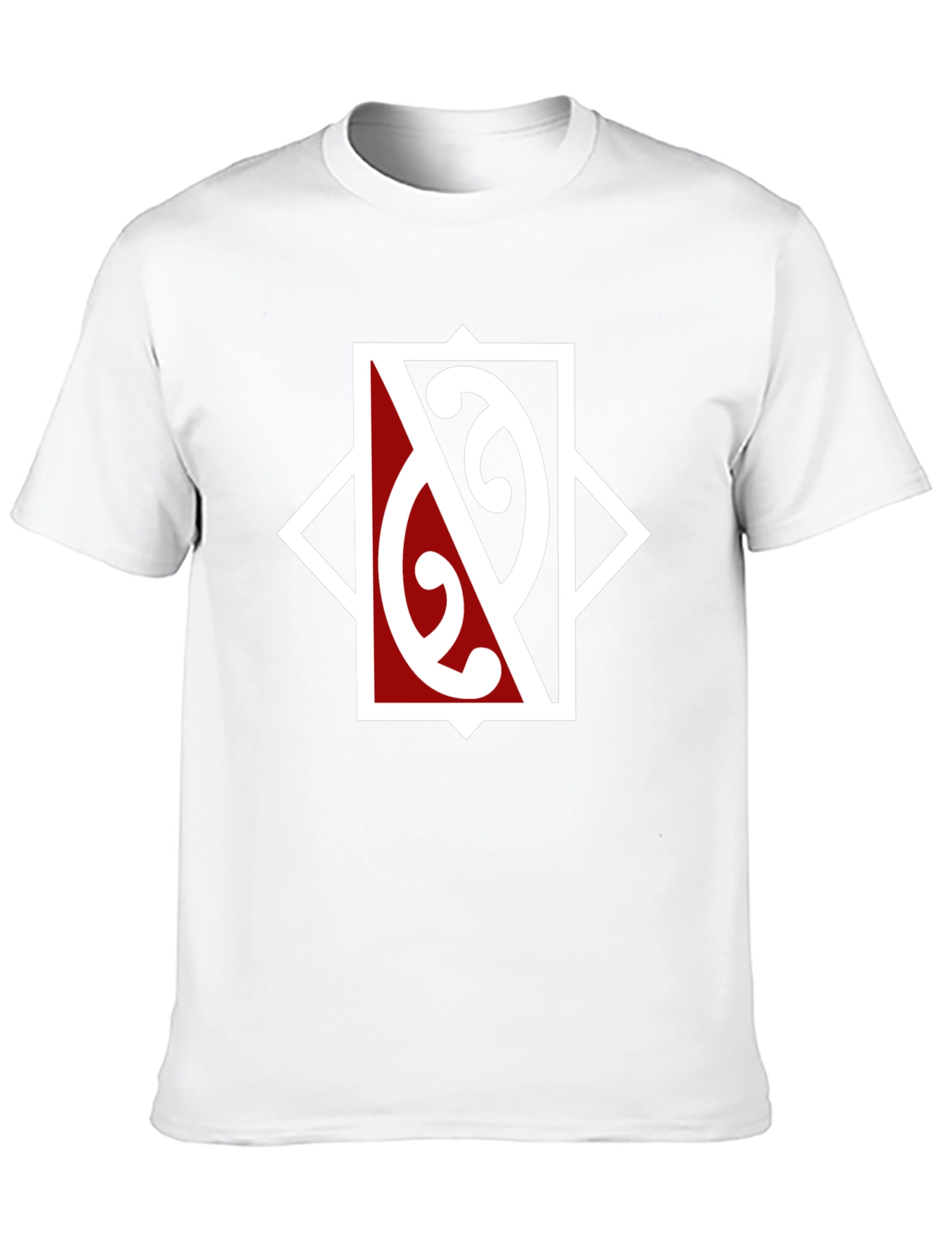 Maori Style Graphic Tee - Black Cotton Shirt