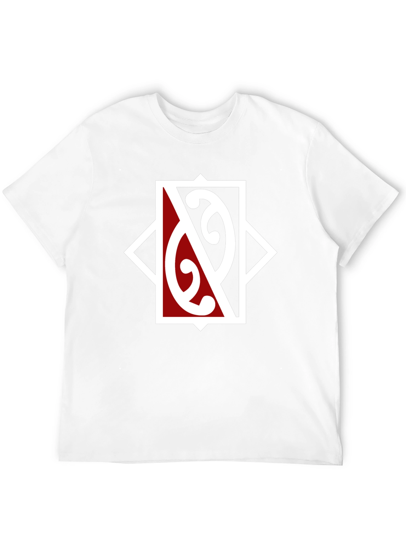 Maori Style Graphic Tee - Black Cotton Shirt