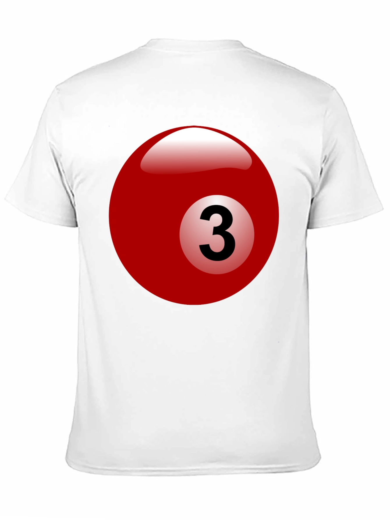 Billiard Ball #3 Graphic T-Shirt - Cool Casual Tee