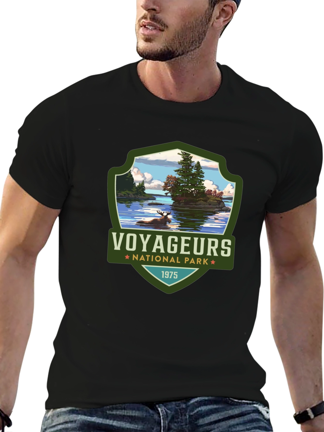 Voyageurs National Park Black T-Shirt