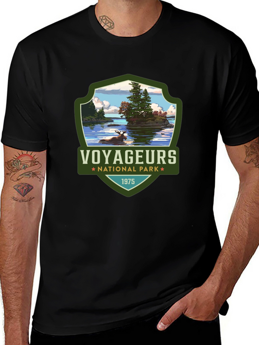 Voyageurs National Park Black T-Shirt