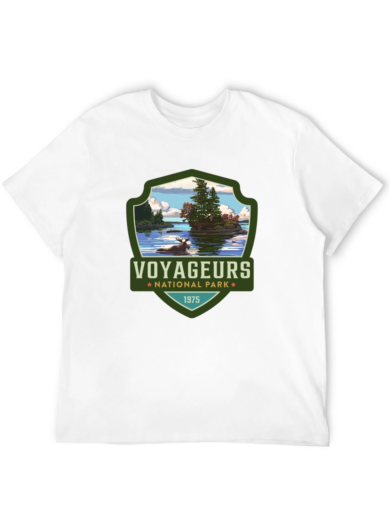 Voyageurs National Park Black T-Shirt