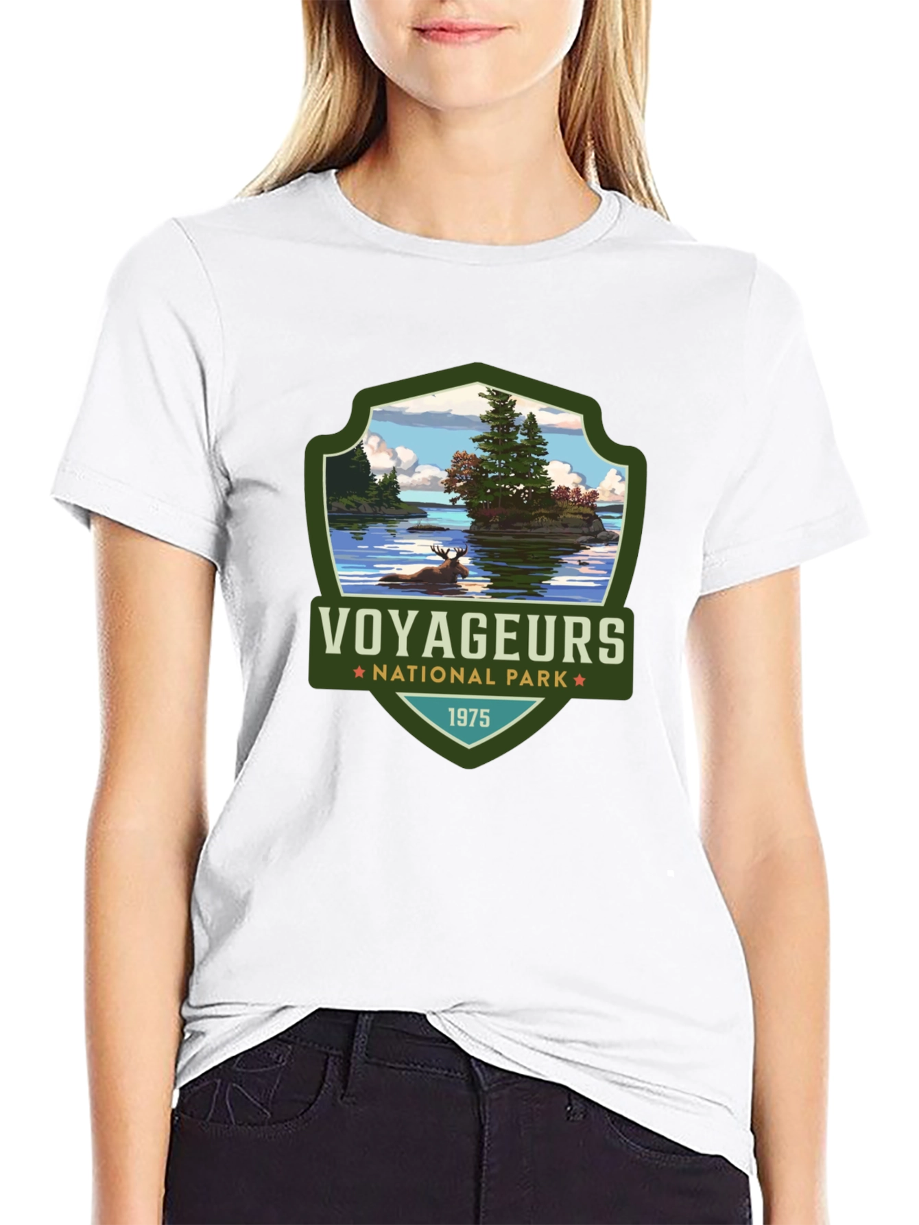 Voyageurs National Park Black T-Shirt