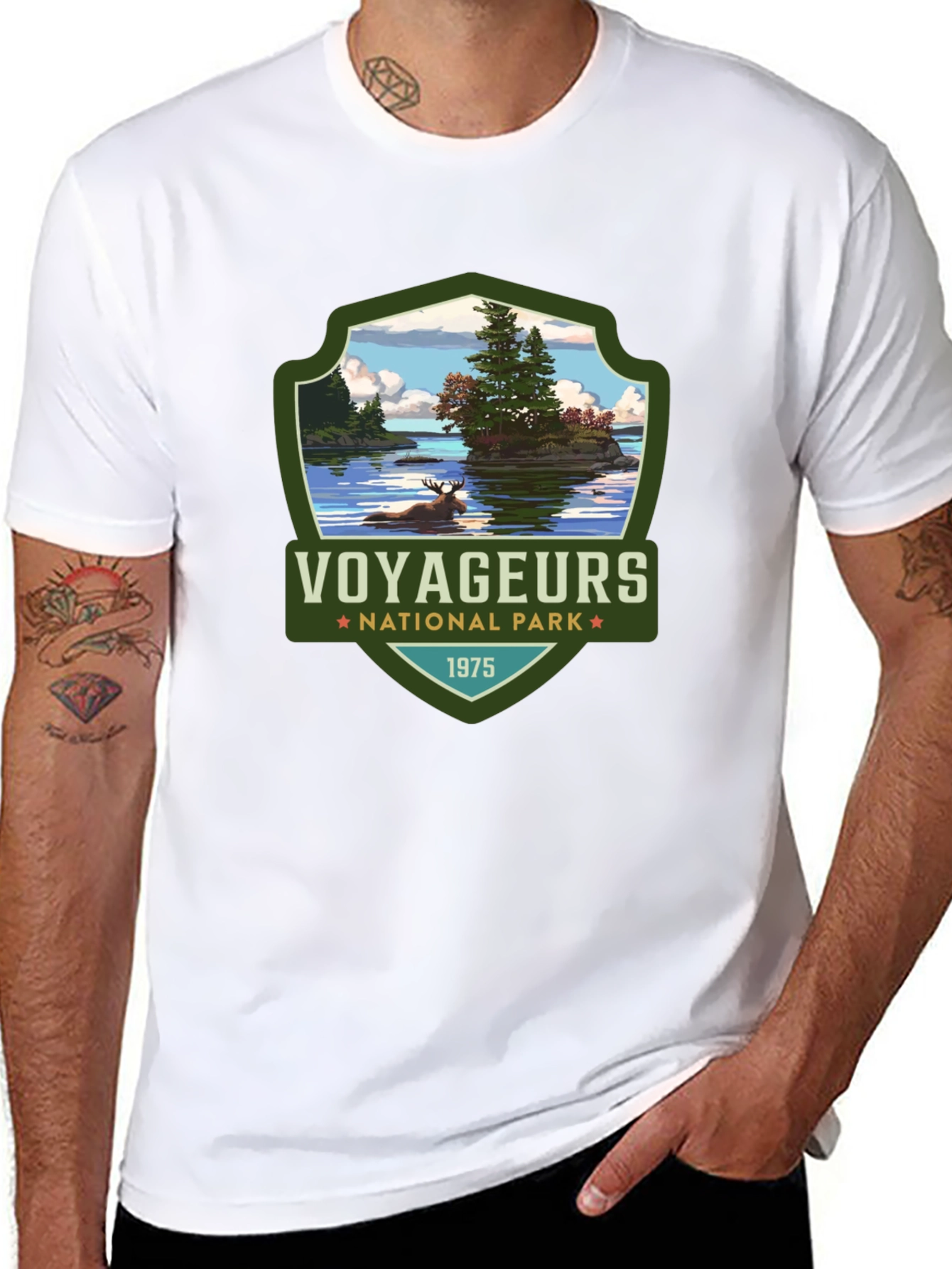 Voyageurs National Park Black T-Shirt