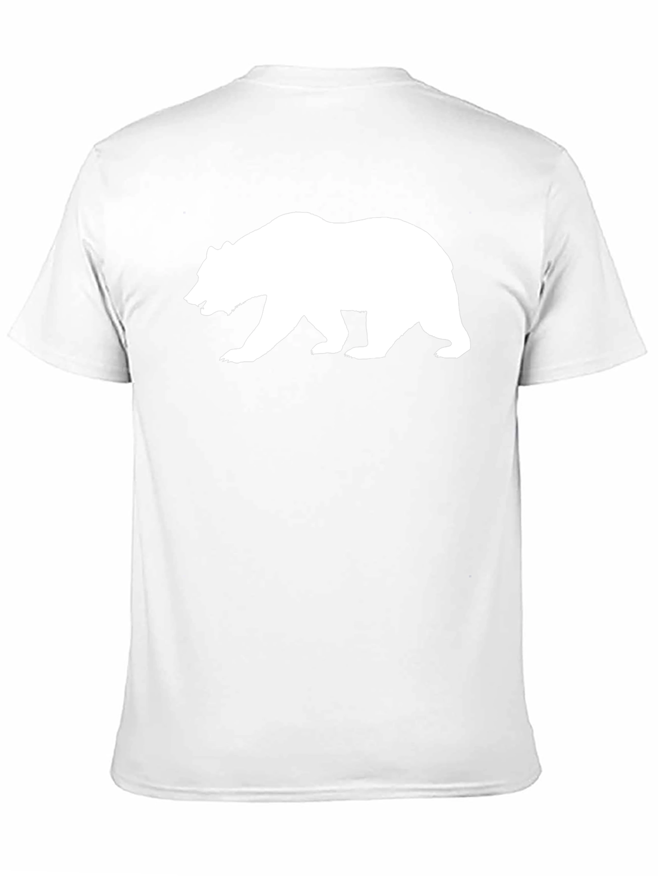 Bear Silhouette Black T-Shirt