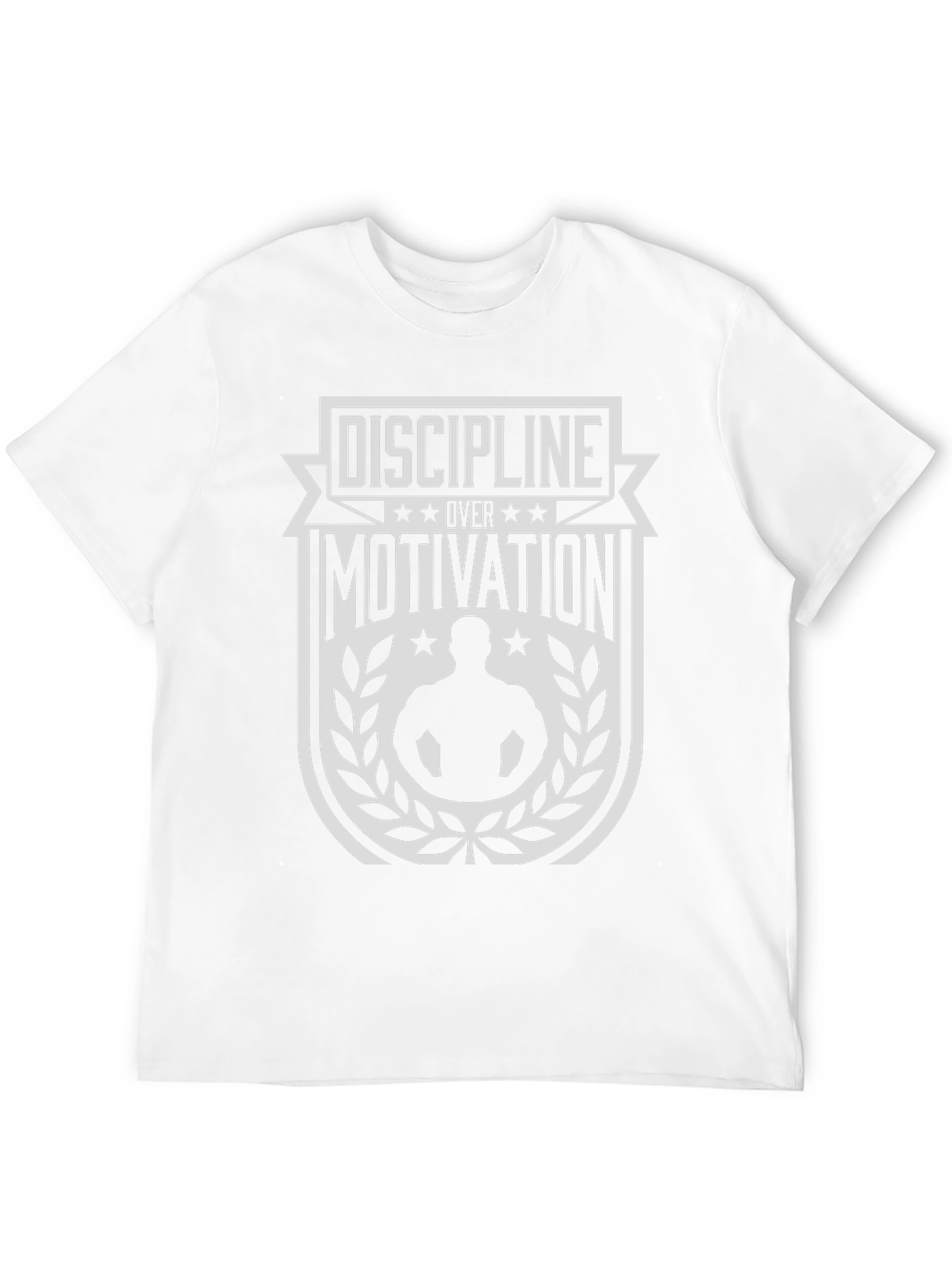 Discipline Over Motivation Black Graphic Tee