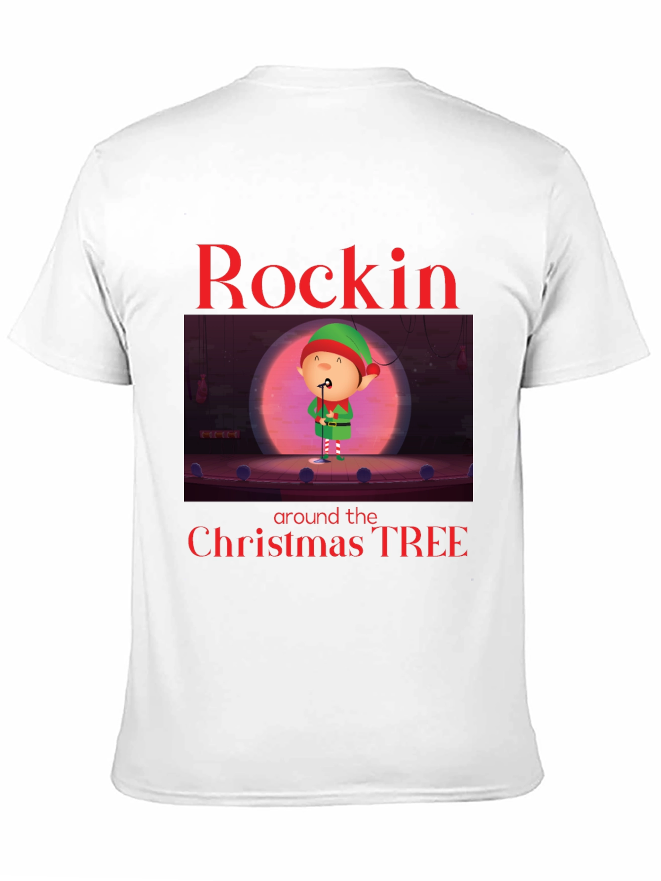 Rockin Around the Christmas Tree Elf Tee