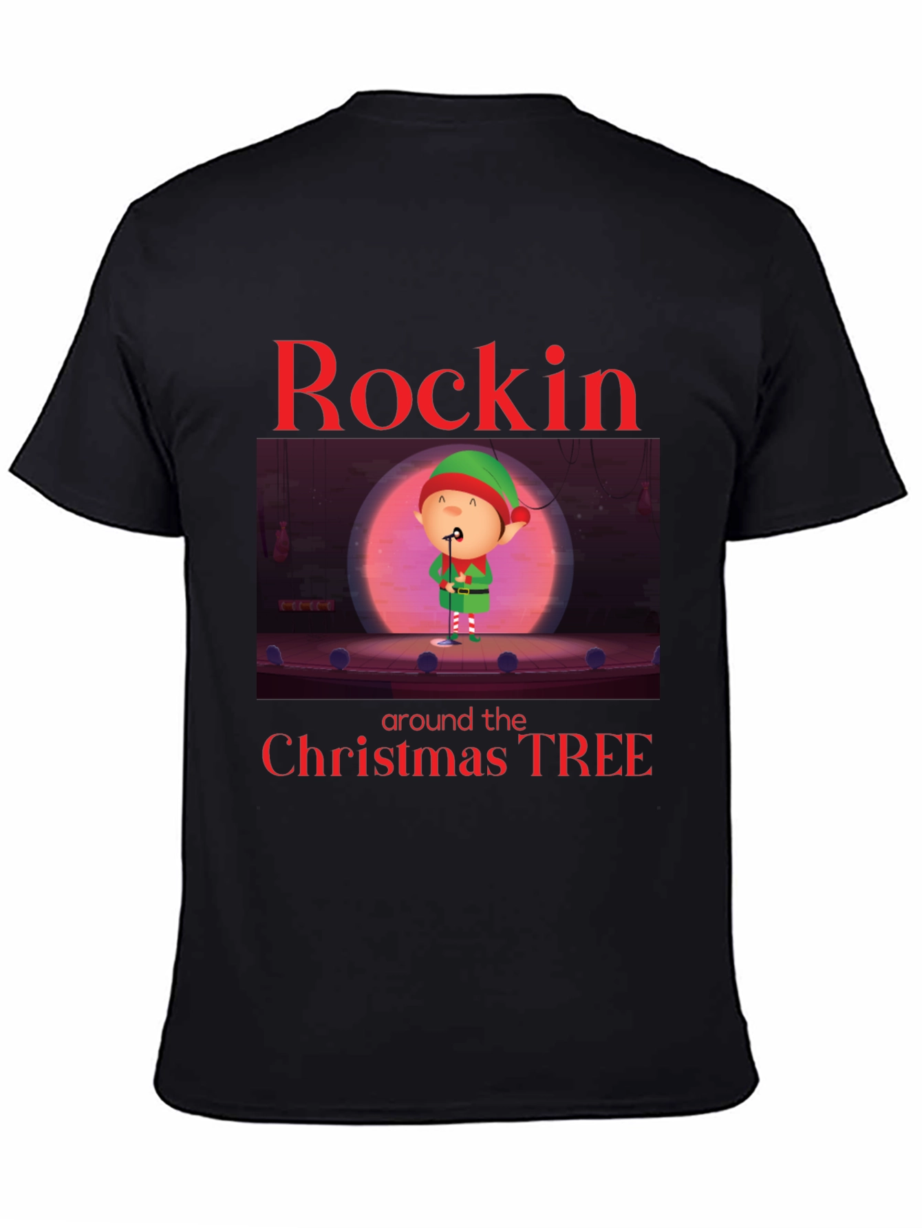 Rockin Around the Christmas Tree Elf Tee