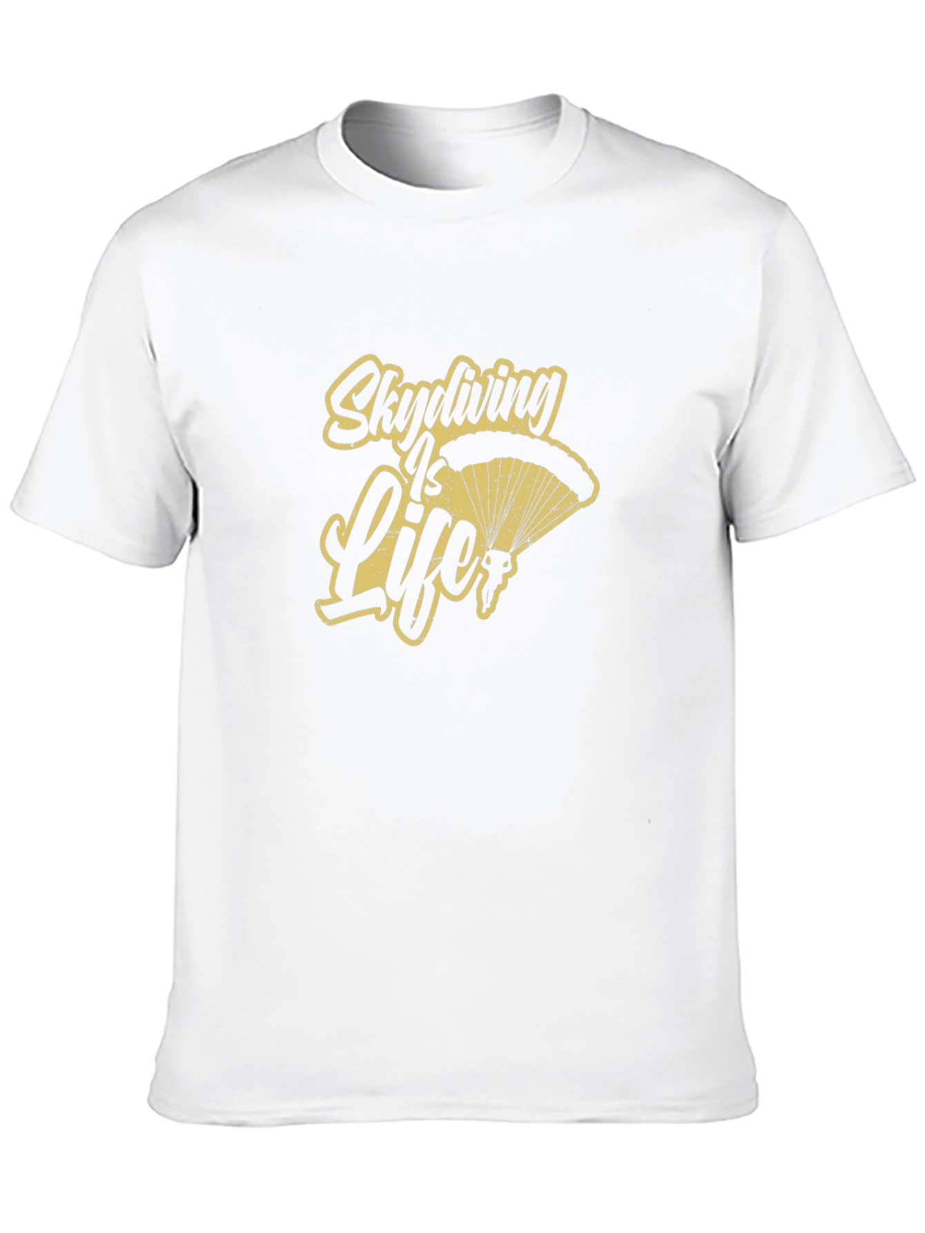 Skydiving is Life - Black Graphic Tee