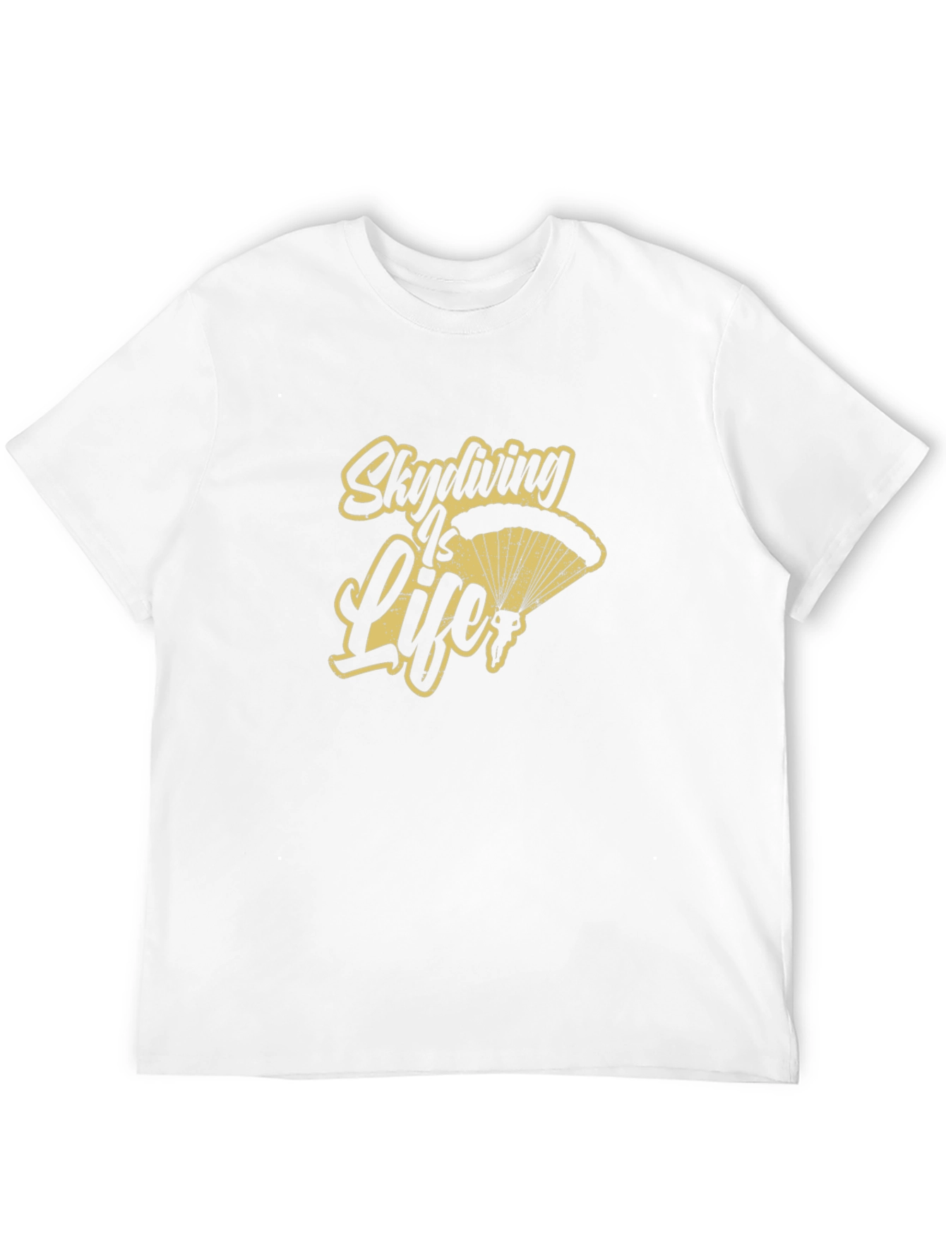Skydiving is Life - Black Graphic Tee