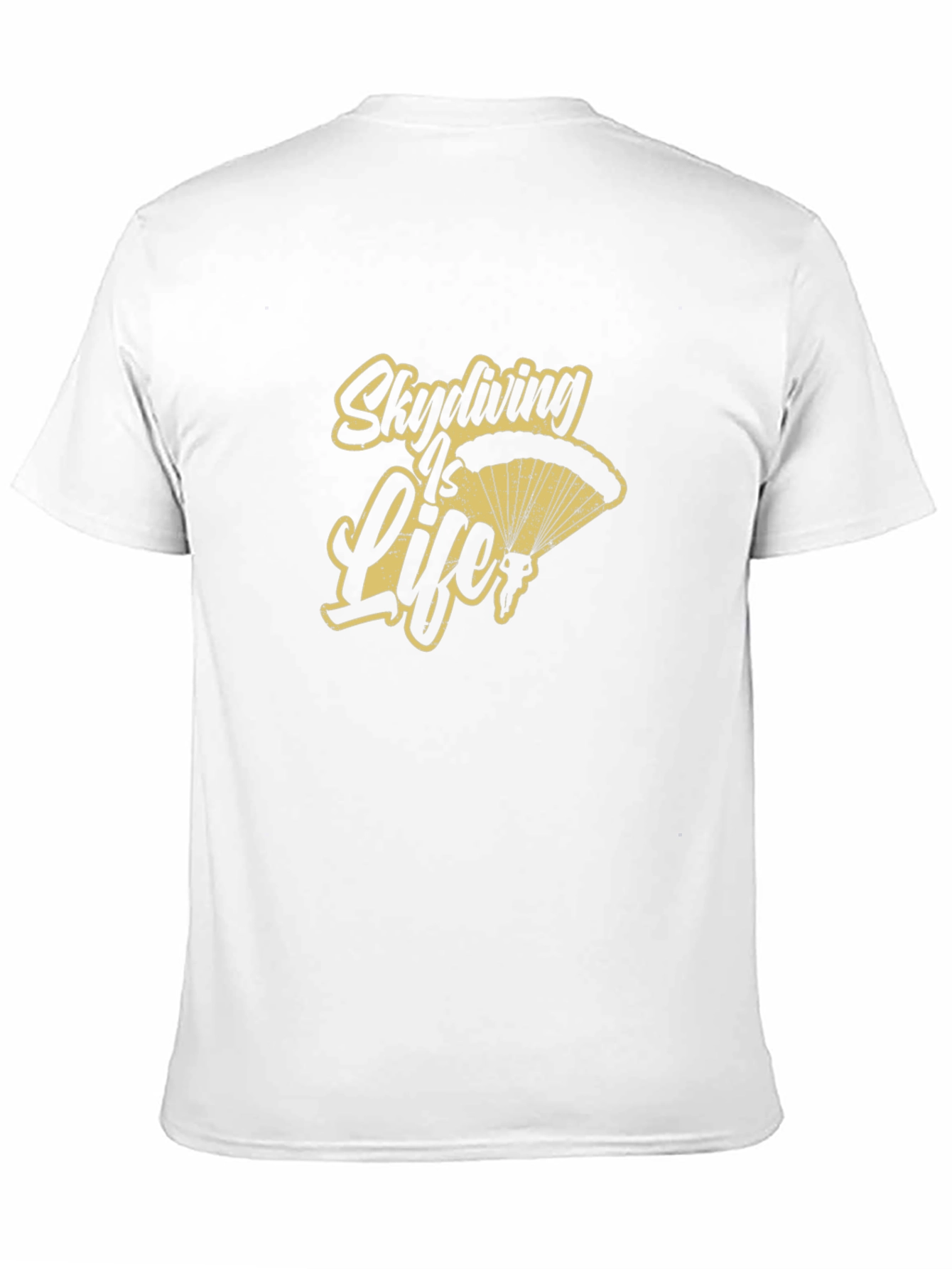 Skydiving is Life - Black Graphic Tee