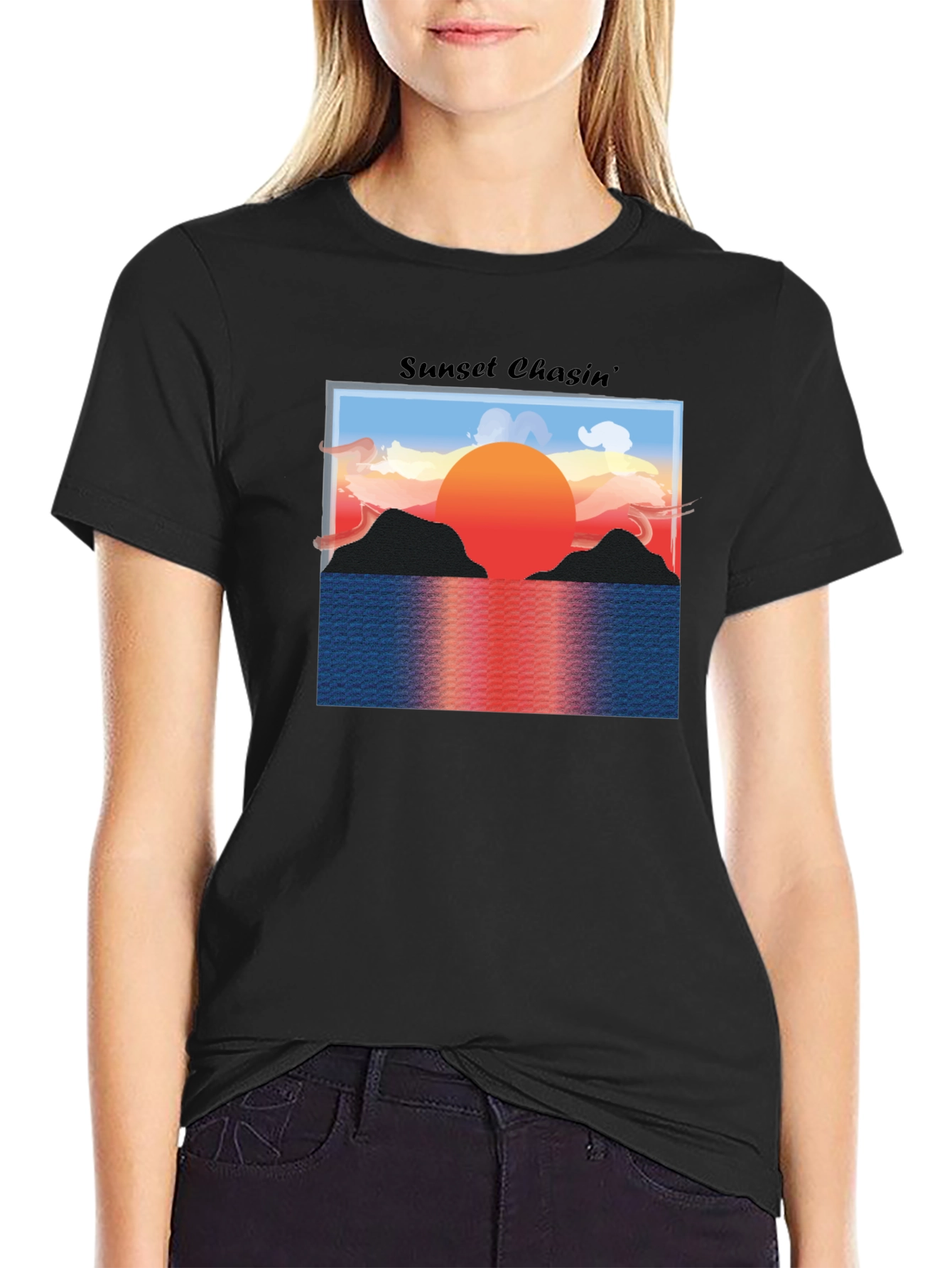 Sunset Chasin Graphic T-Shirt