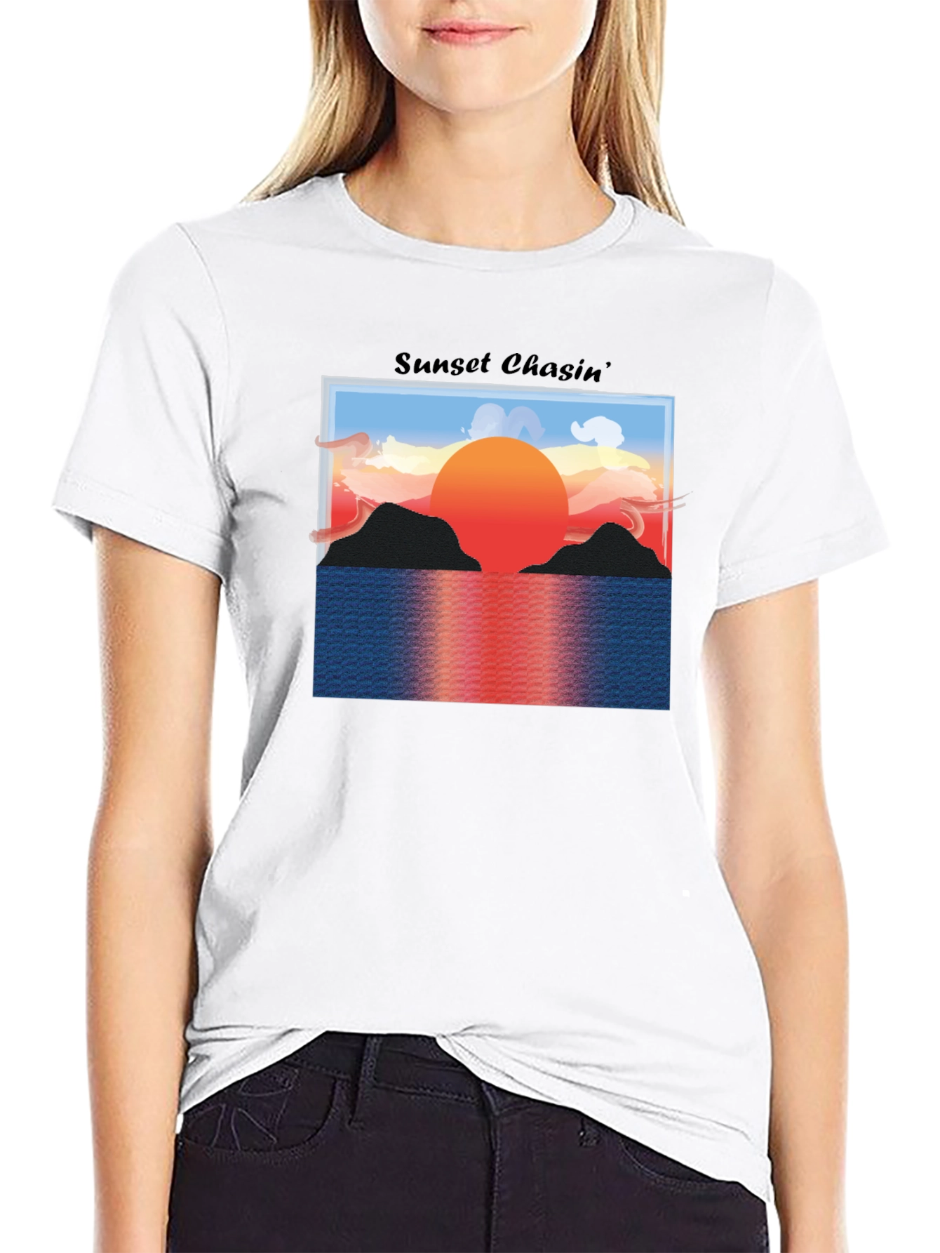 Sunset Chasin Graphic T-Shirt