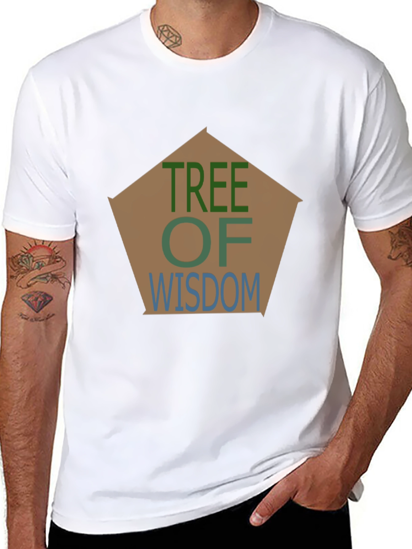 Tree of Wisdom Graphic T-Shirt - Classic Black Tee