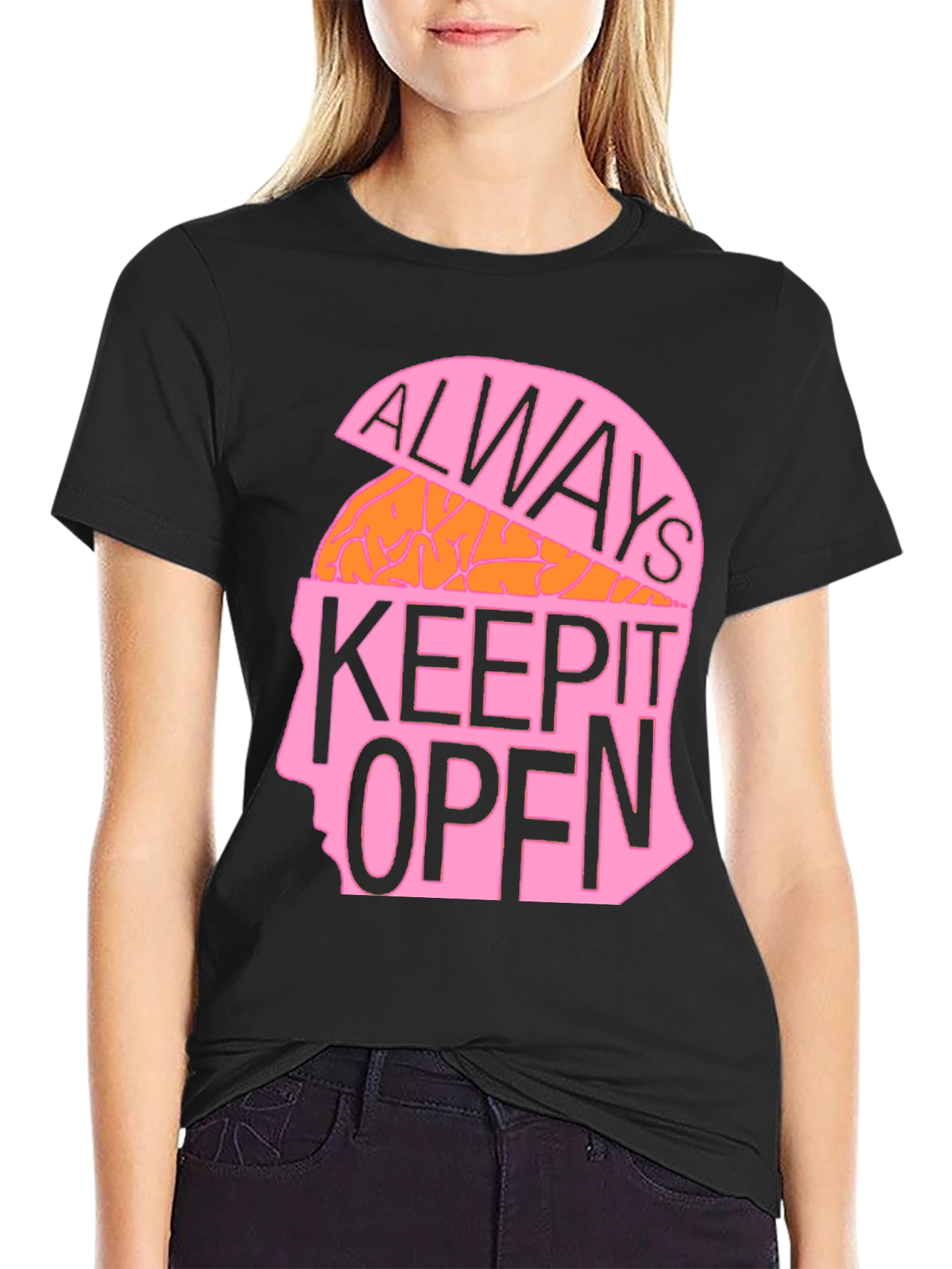 Always Keep It Open Graphic T-Shirt