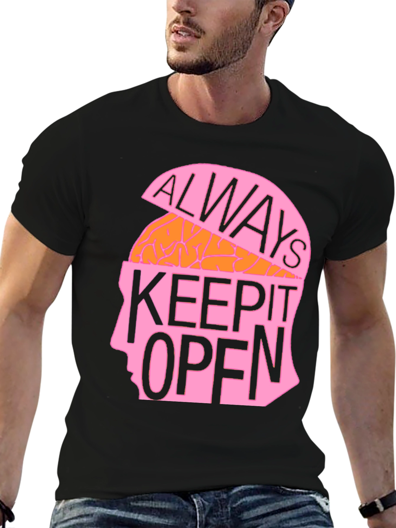 Always Keep It Open Graphic T-Shirt