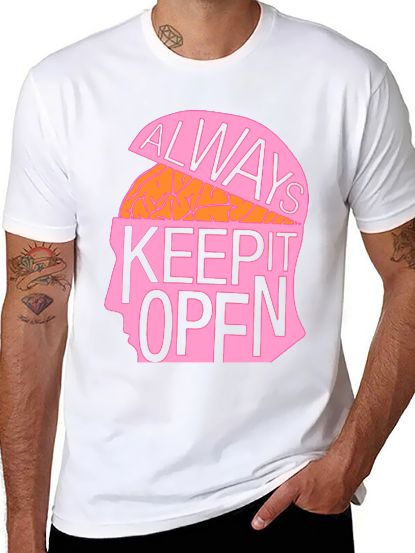 Always Keep It Open Graphic T-Shirt