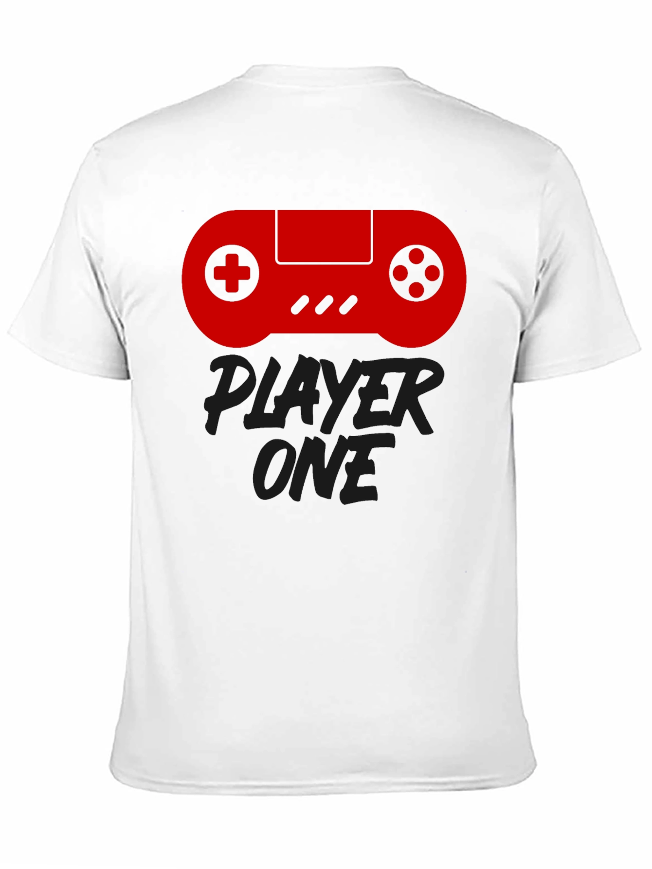 Player One Black Gaming T-Shirt