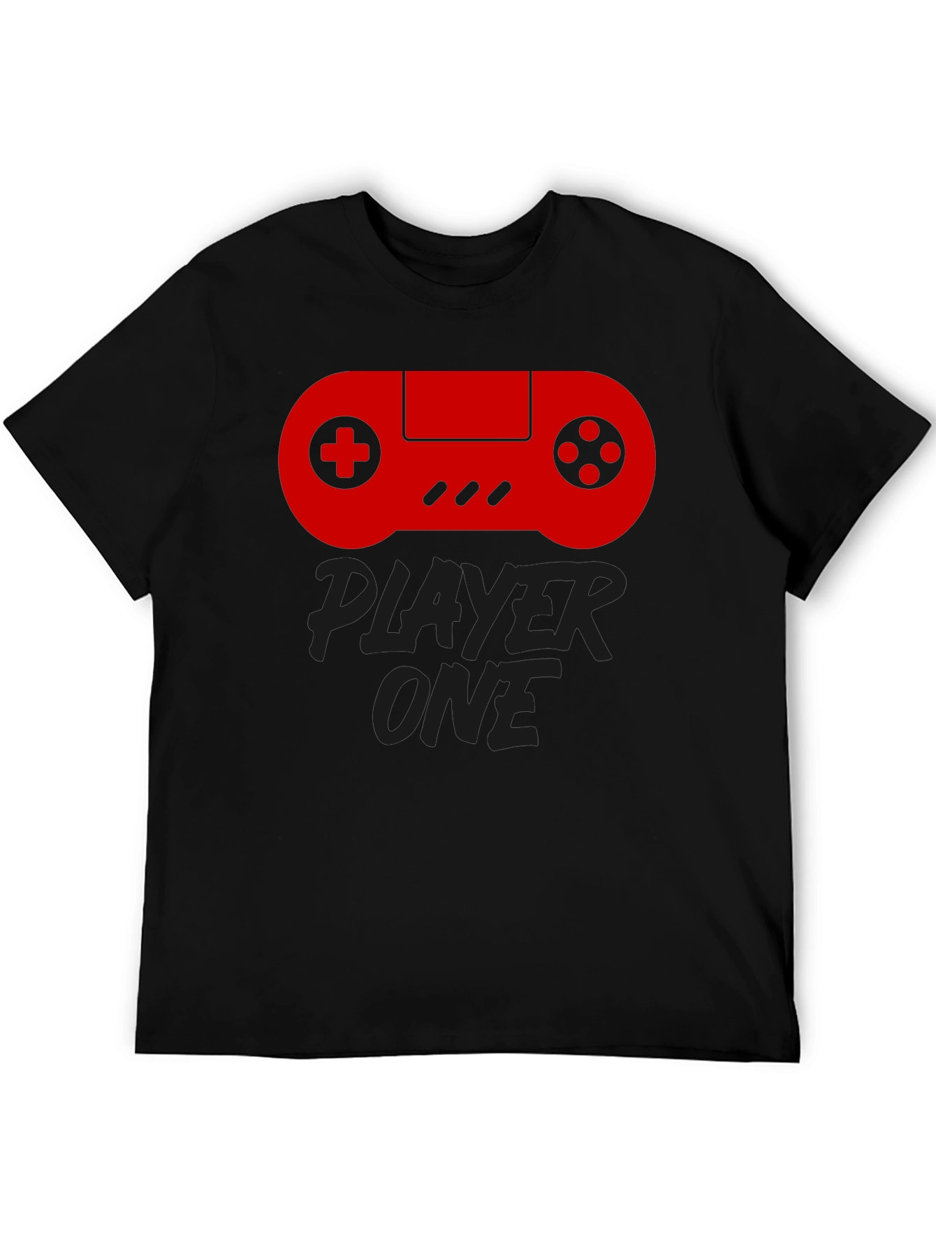 Player One Black Gaming T-Shirt