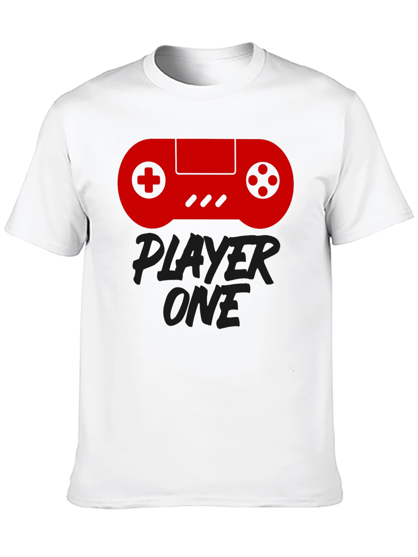 Player One Black Gaming T-Shirt