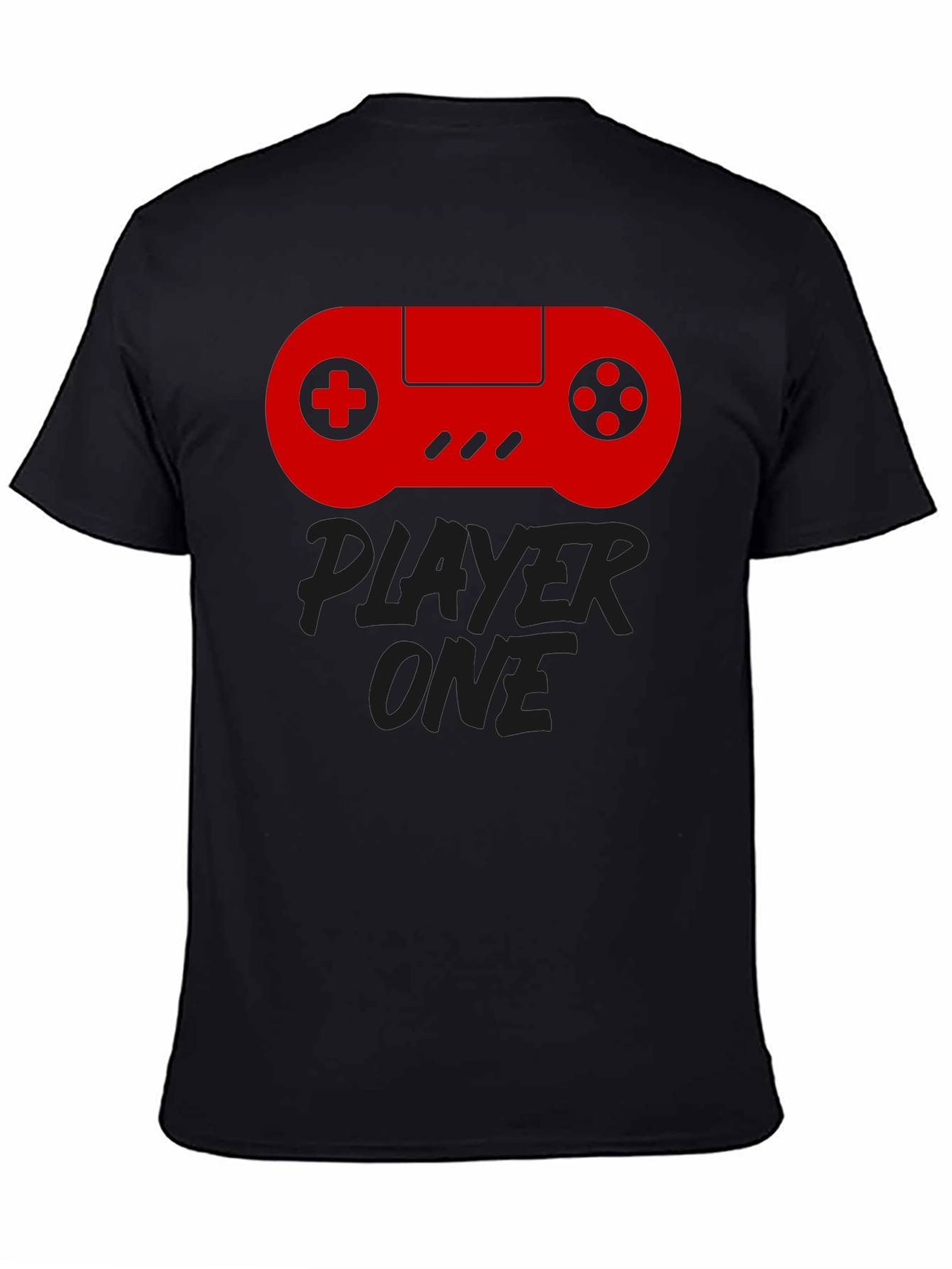 Player One Black Gaming T-Shirt