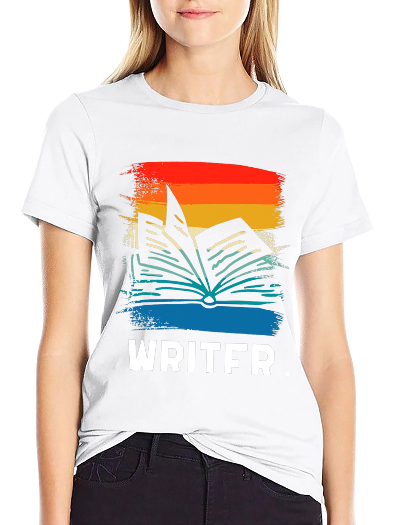 Writer Retro Book T-Shirt