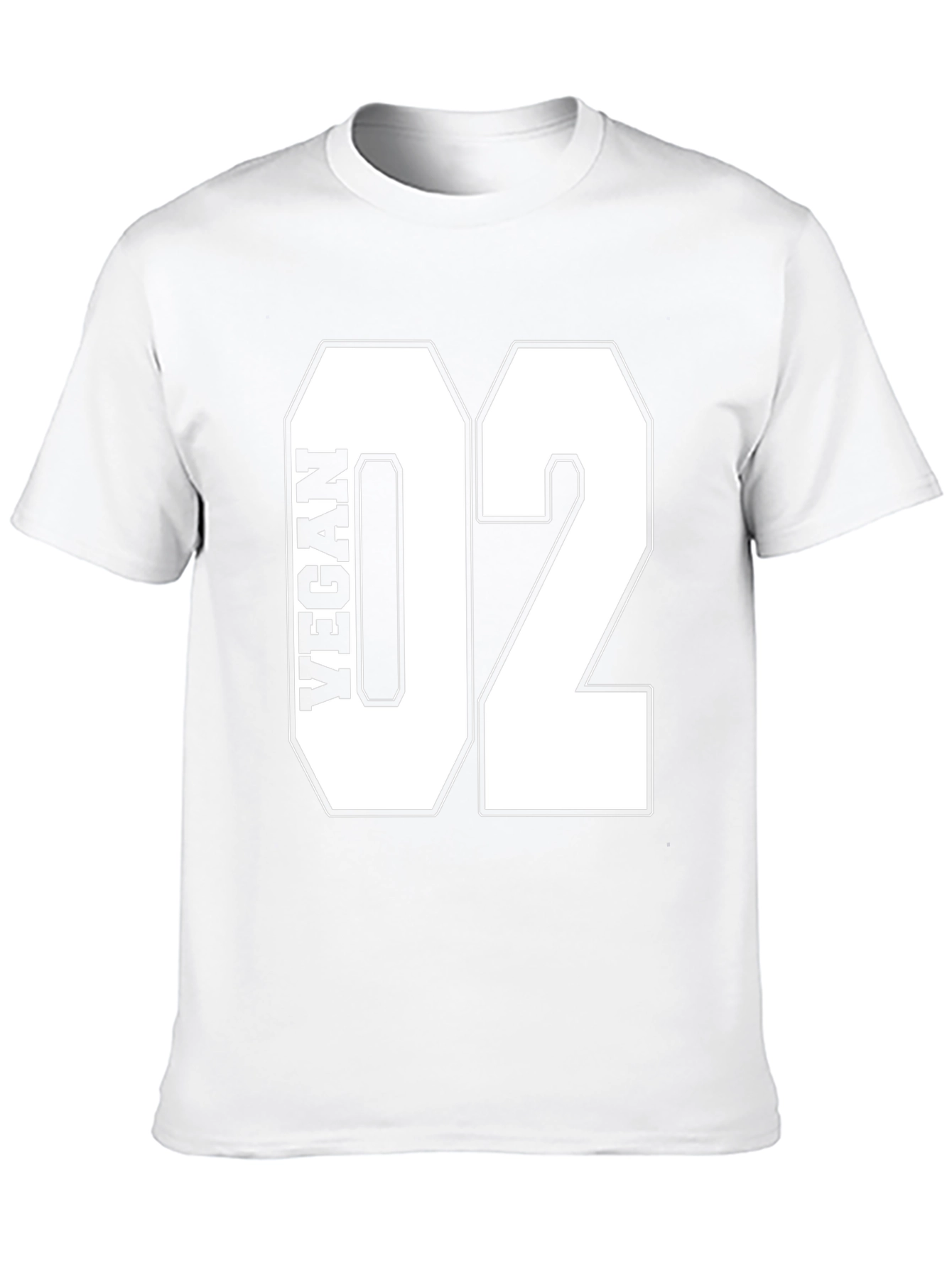 Vegan 02 T-Shirt - Black Cotton Tee